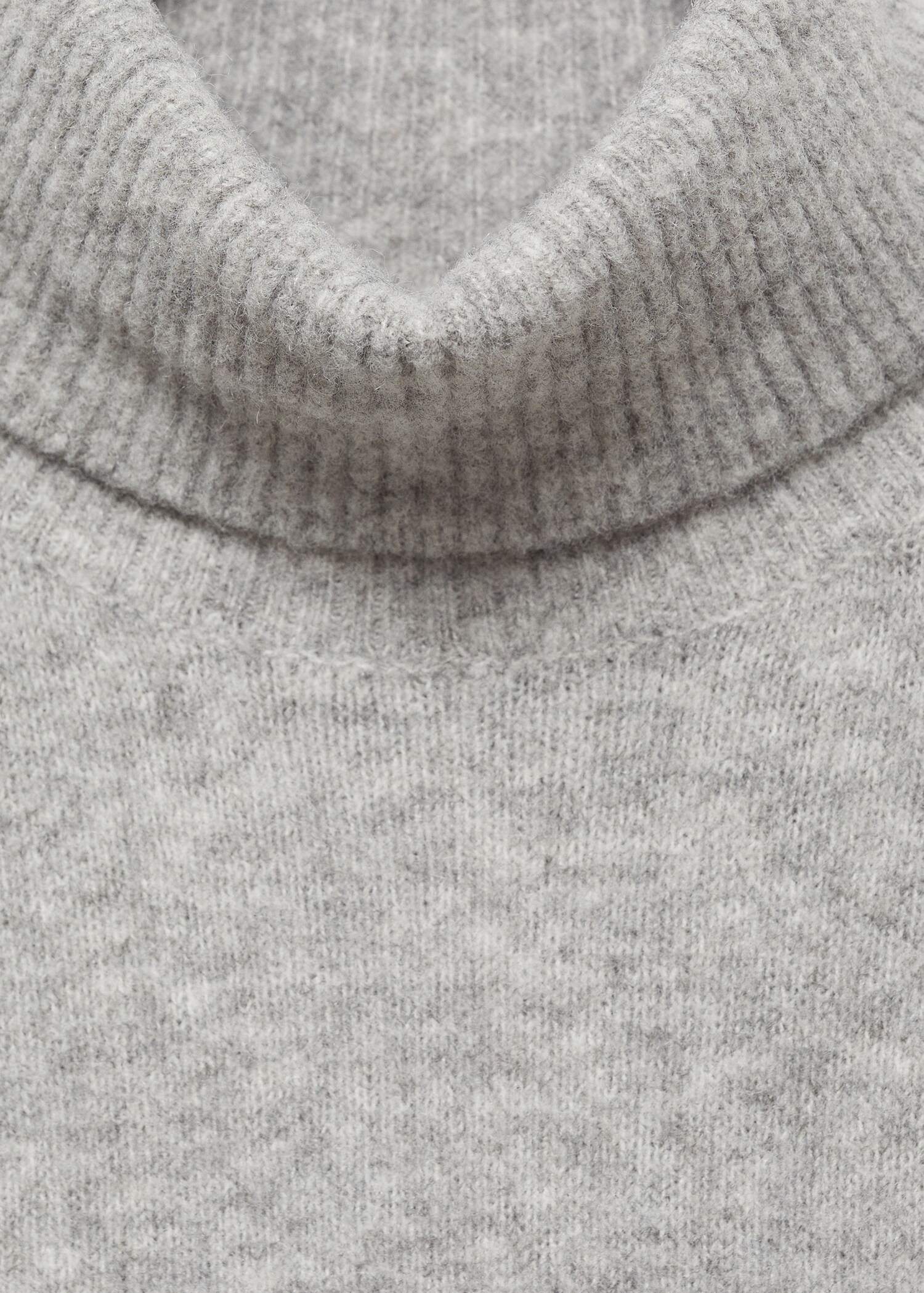 Vestido corto punto cuello vuelto - Detalle del artículo 8
