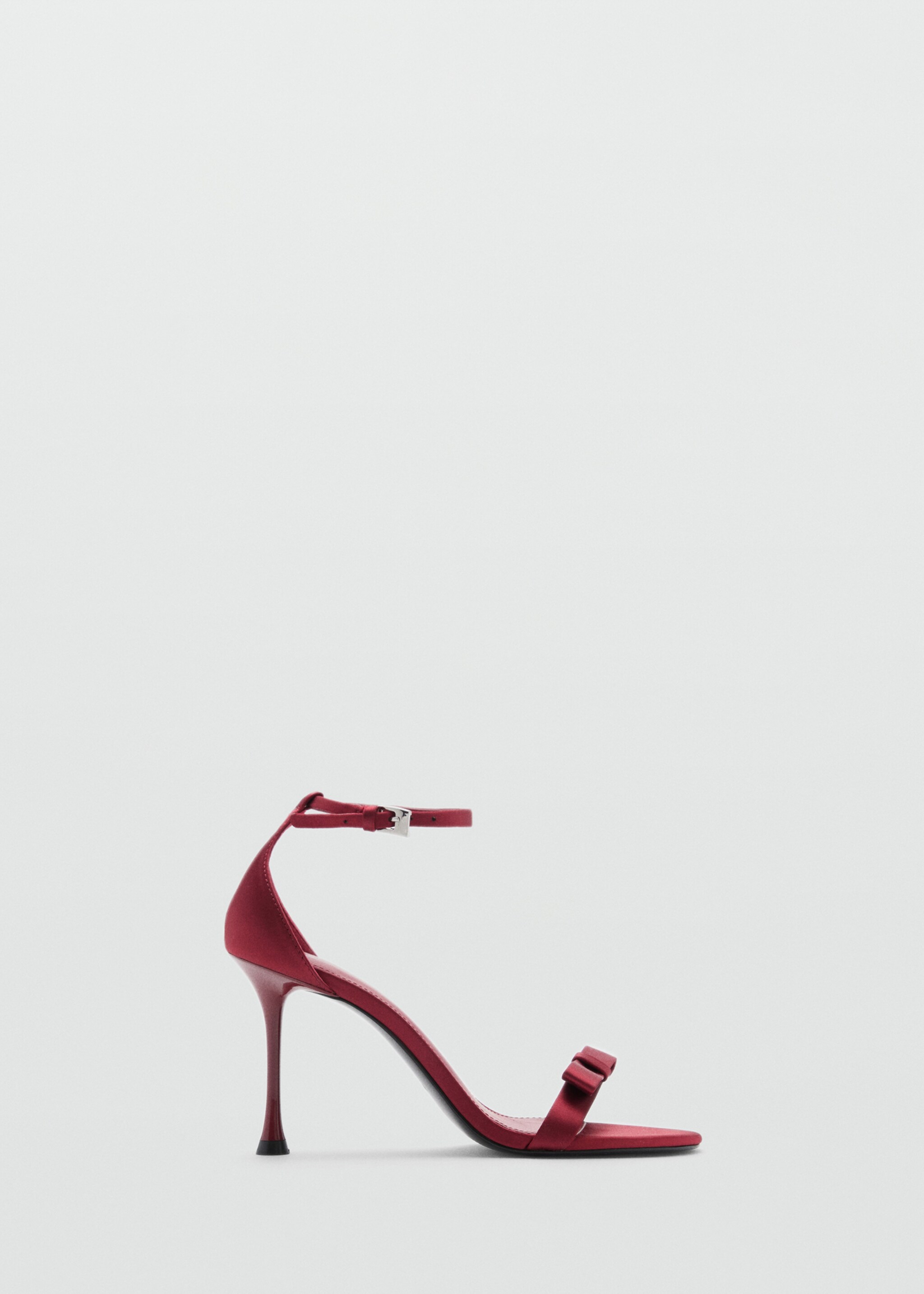 Heeled sandals with decorative bow - Article without model
