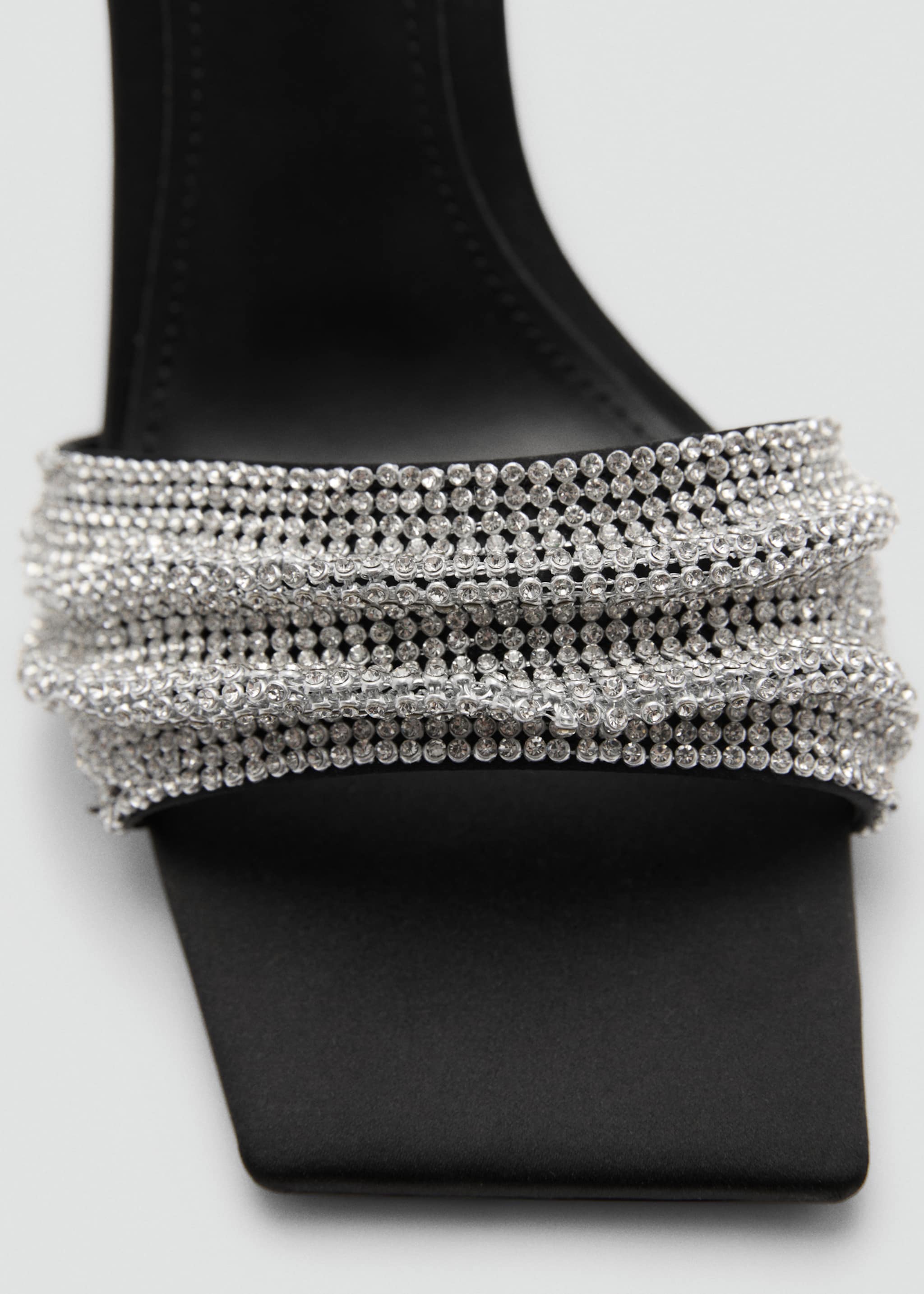 Heeled sandal with strass strap - Details of the article 2