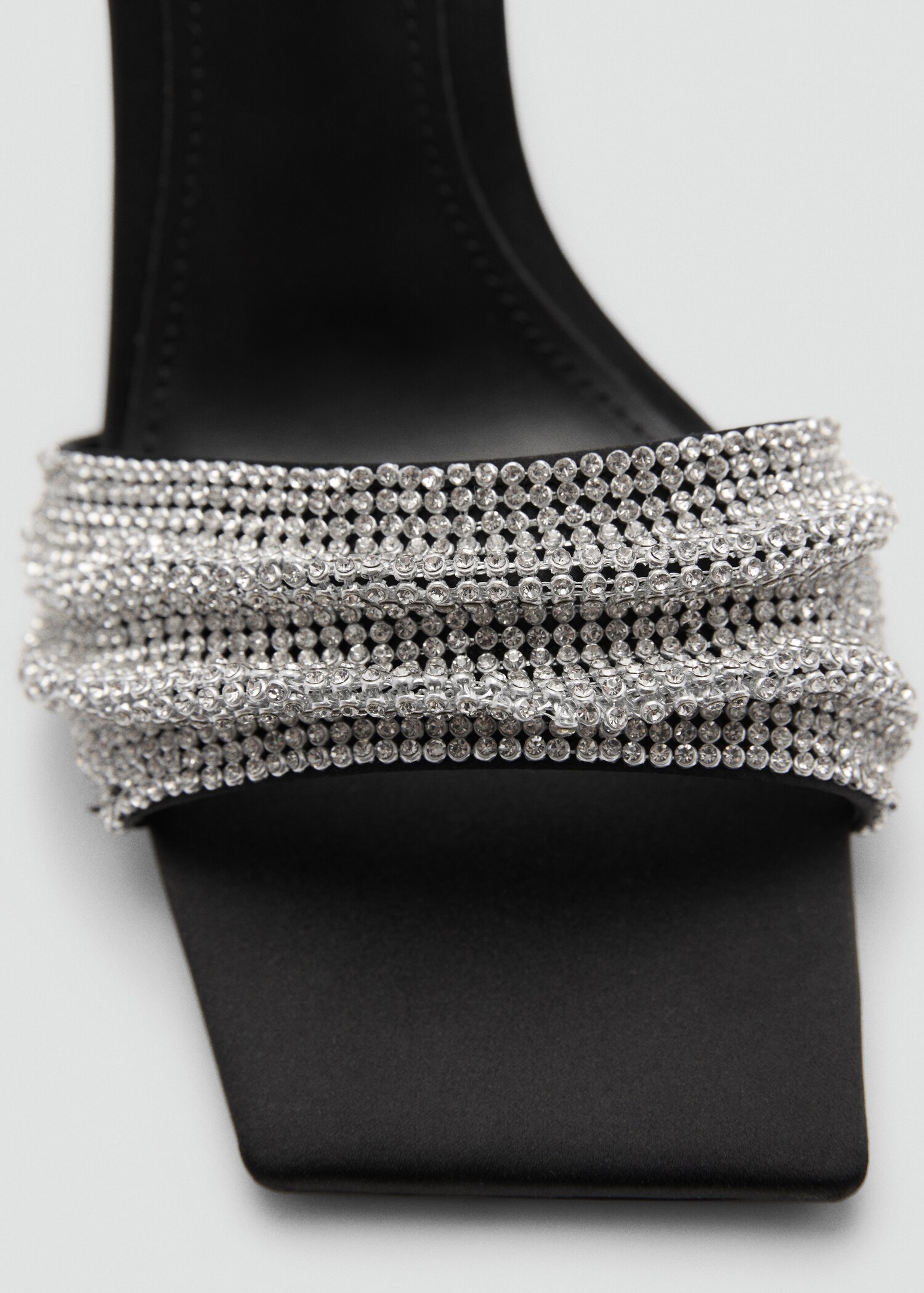 Heeled sandal with strass strap - Details of the article 2