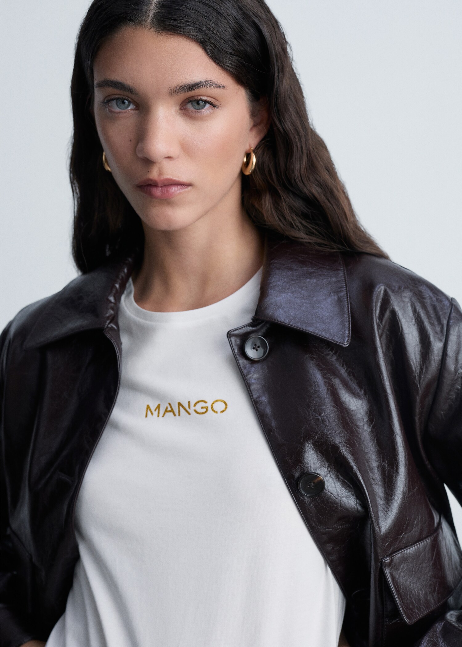 Logo print cotton t-shirt - Details of the article 1