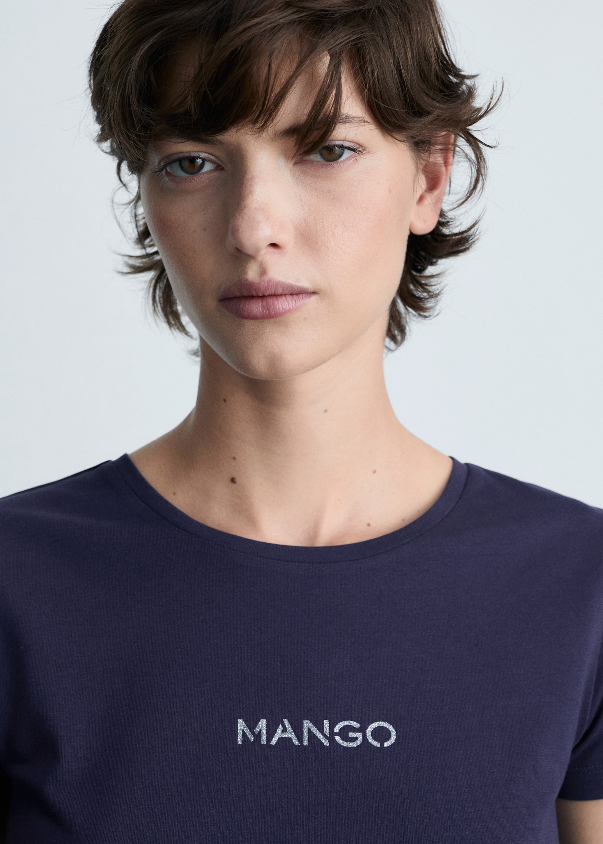 Logo print cotton t-shirt - Details of the article 1