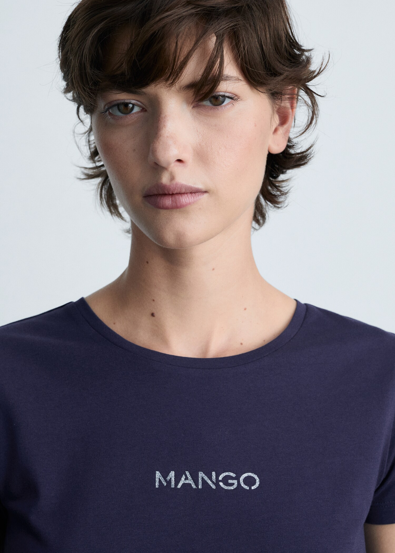 Logo print cotton t-shirt - Details of the article 1