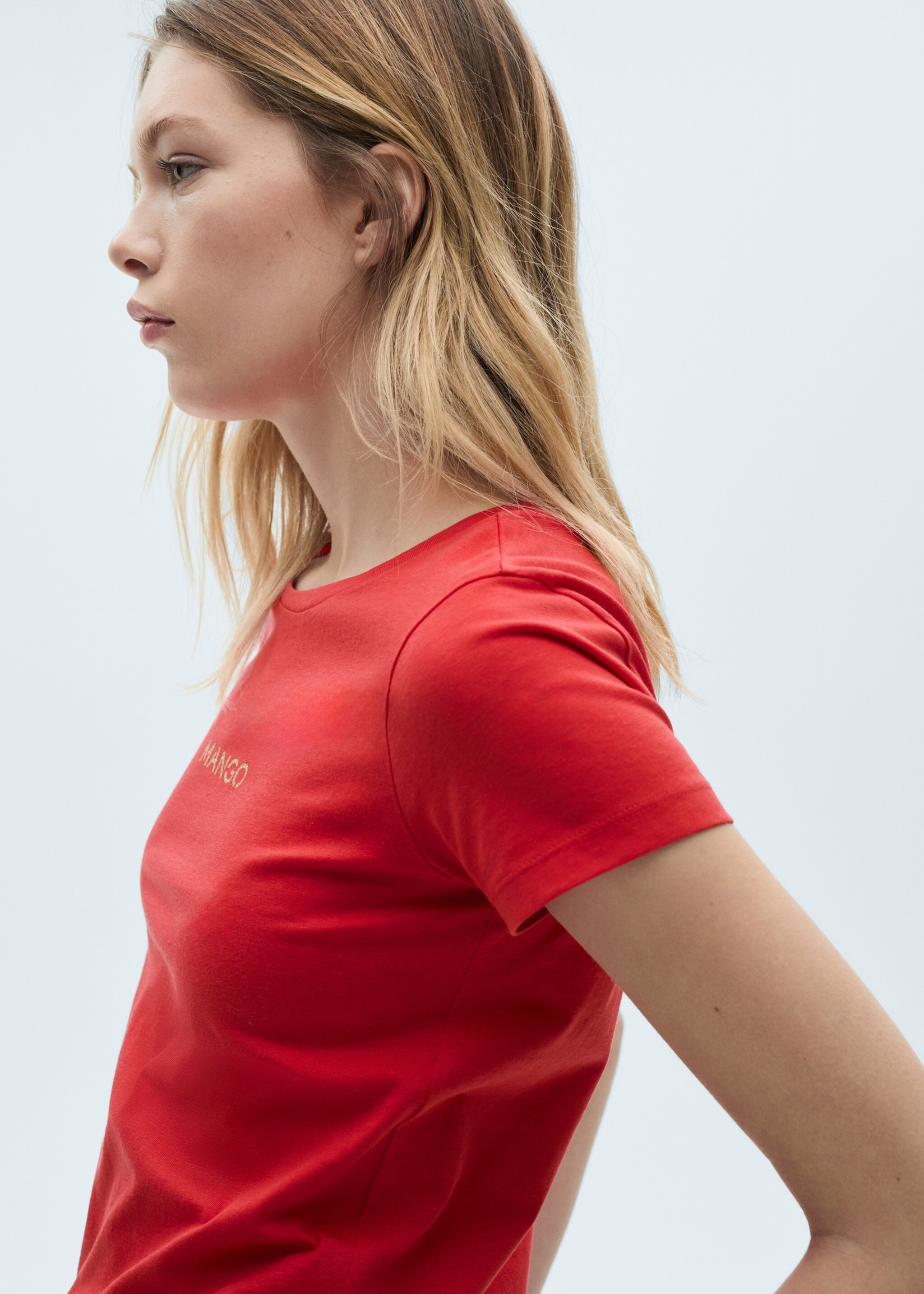 T-shirt coton imprimé logo - Détail de l'article 1