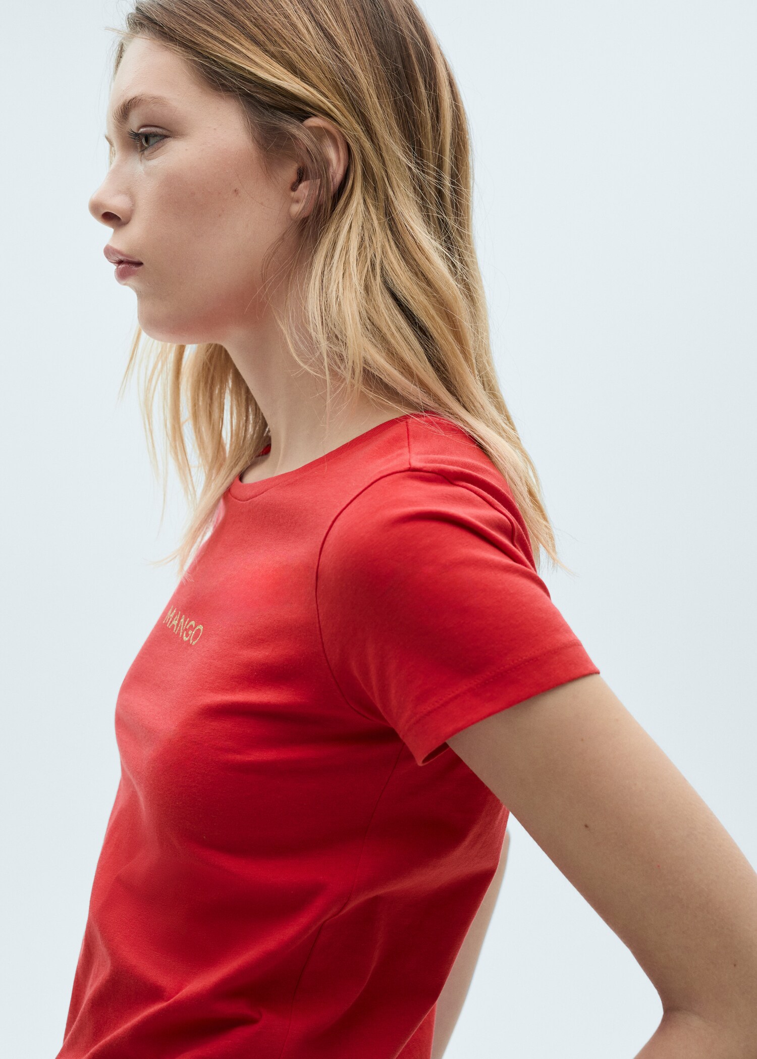 Logo print cotton t-shirt - Details of the article 1