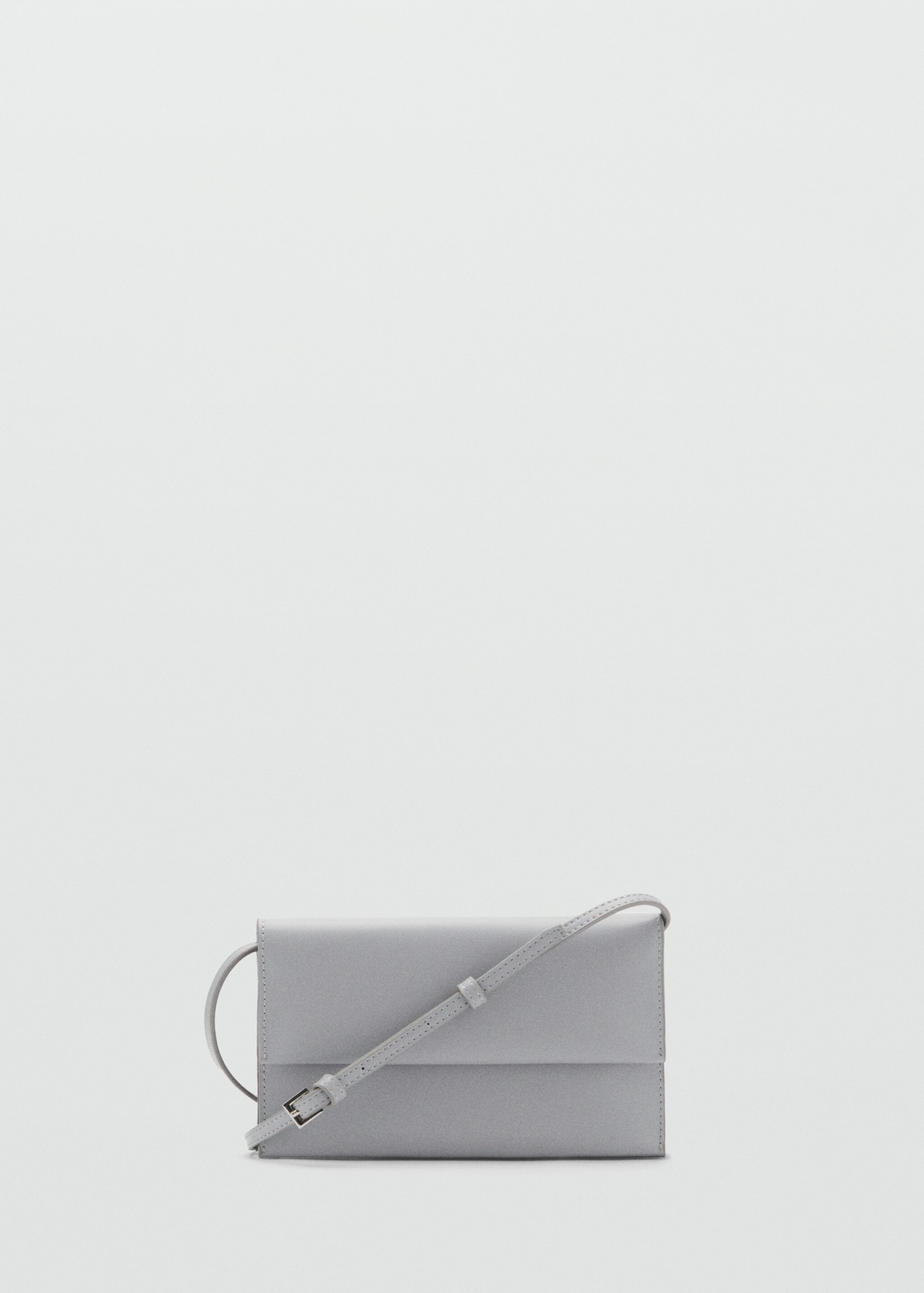 Crossbody bag with flap - Article without model, Blue. Ref: 87040292-00.