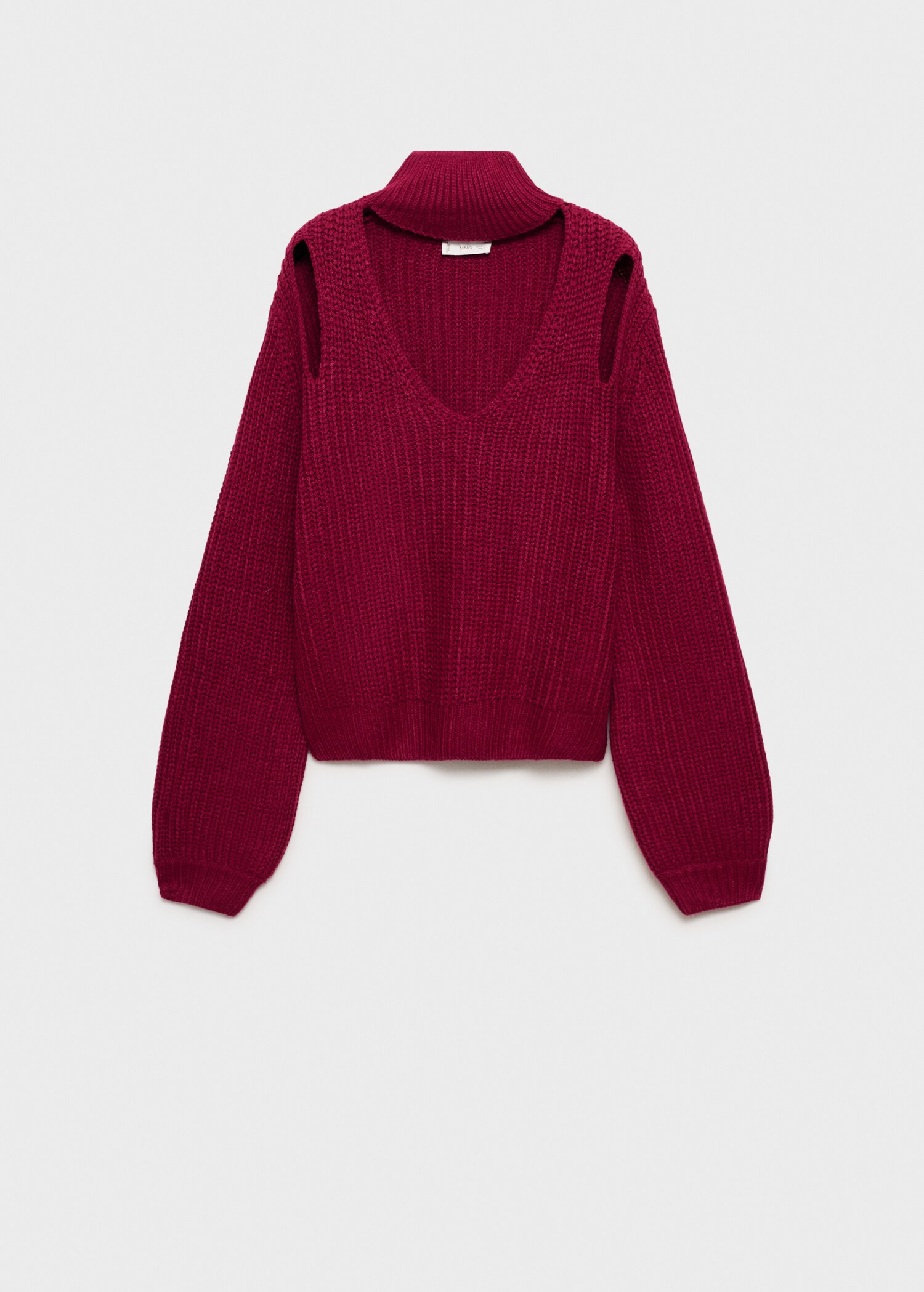 Oversized sweater with openings - Article without model