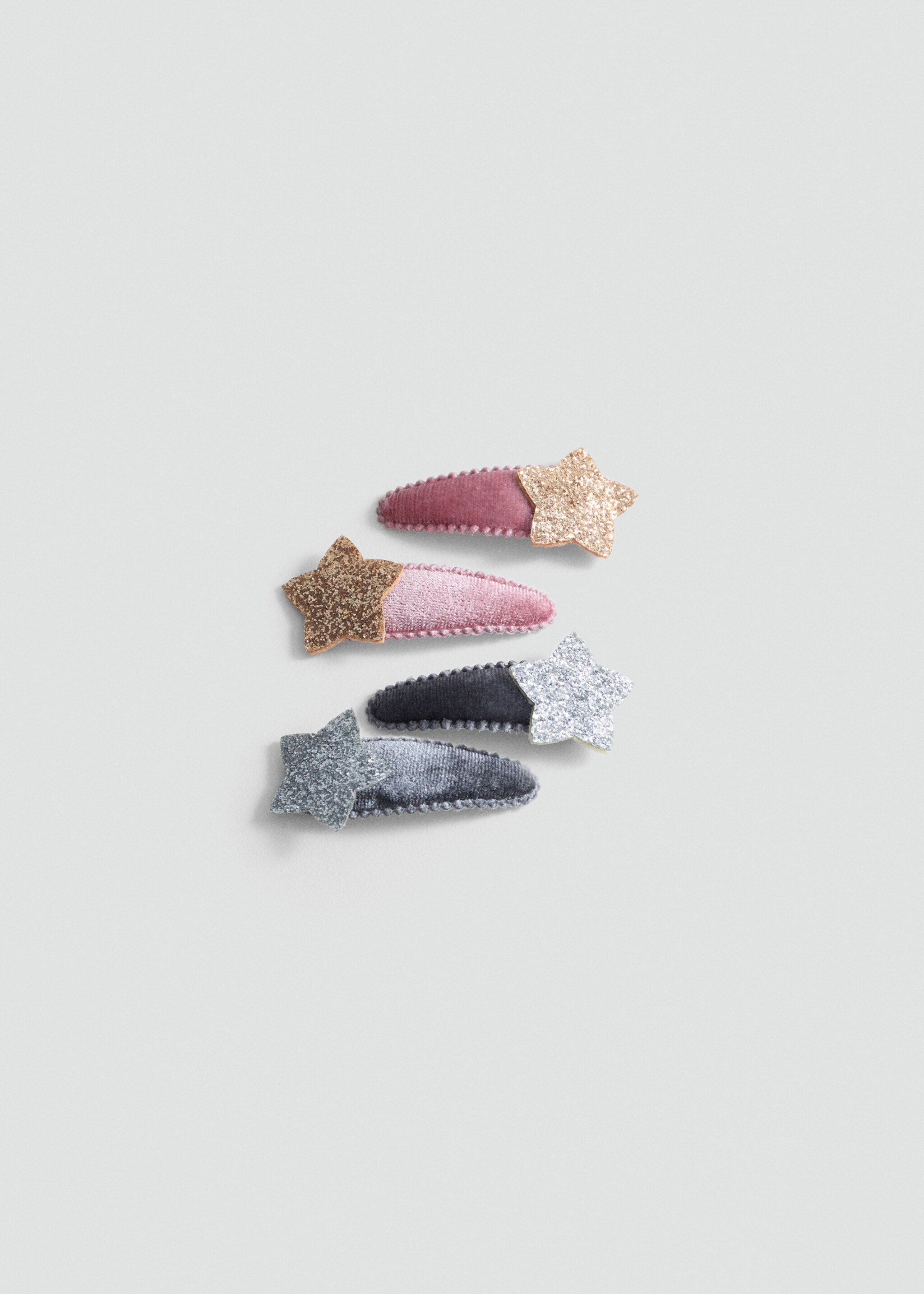 4 pack glitter hairclips - Article without model