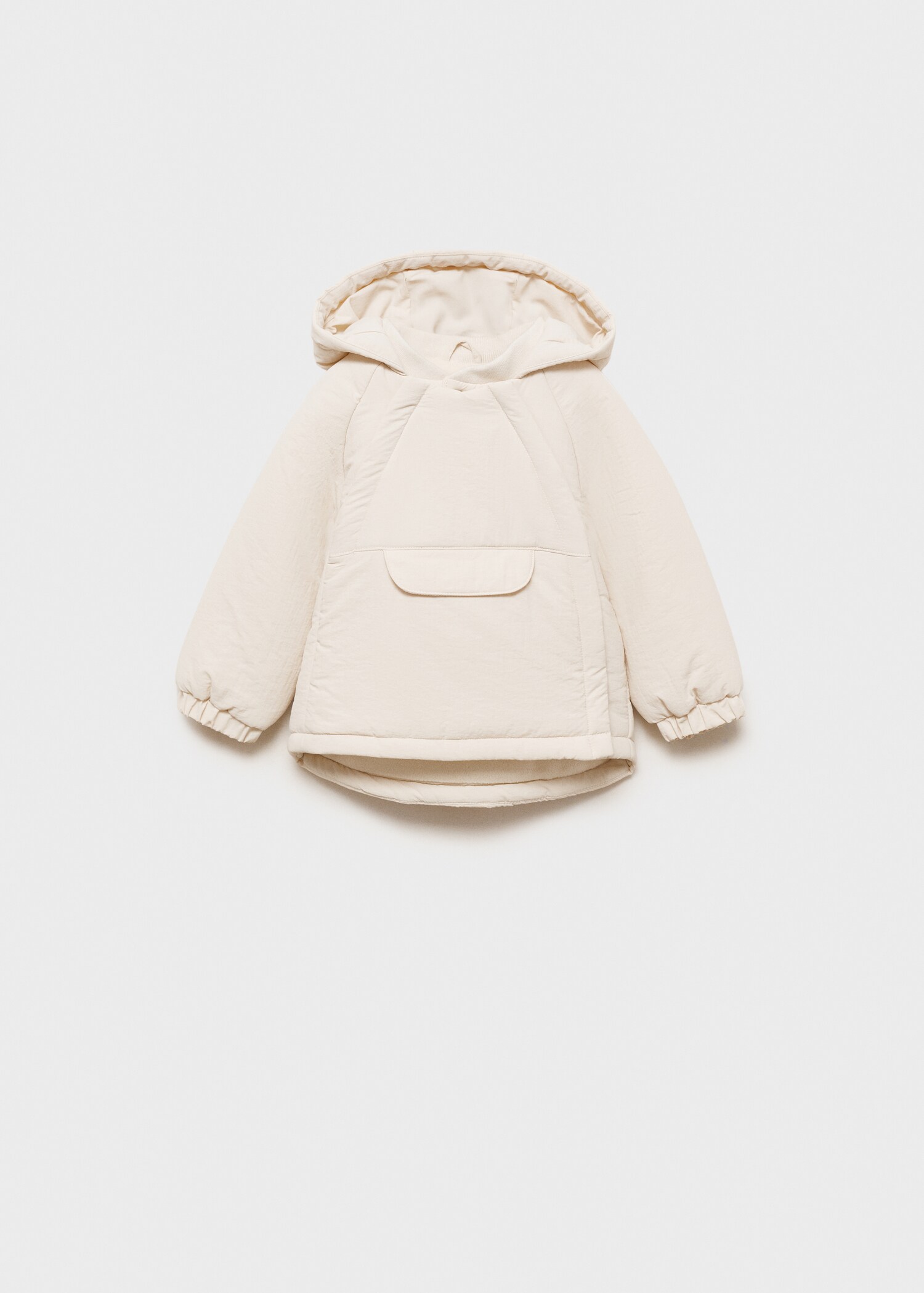 Anorak acolchado bolsillo canguro - Artículo sin modelo