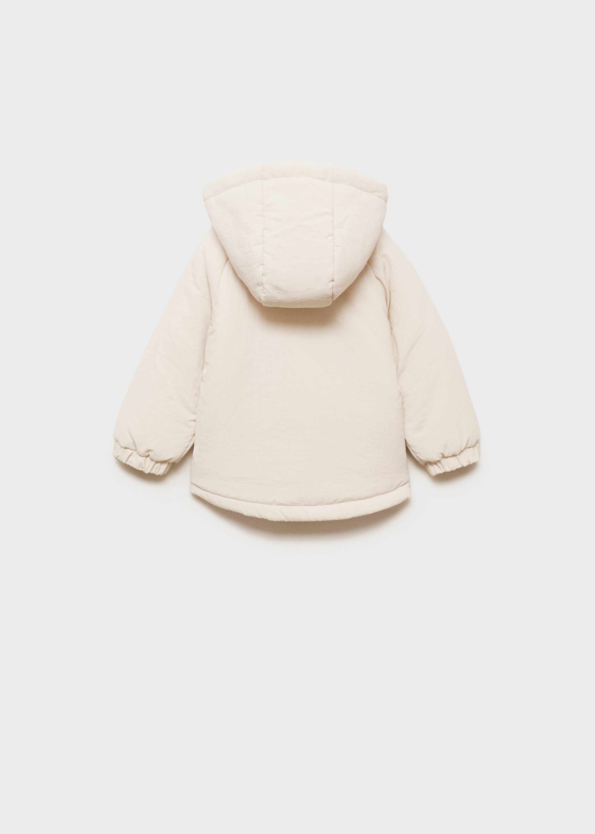 Anorak acolchado bolsillo canguro - Reverso del artículo