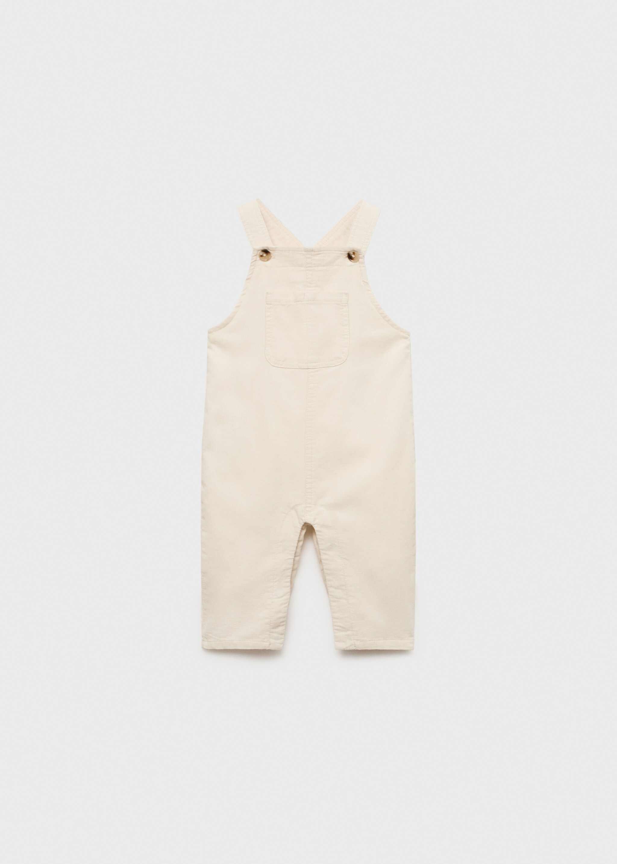 Pocket corduroy dungarees - Article without model