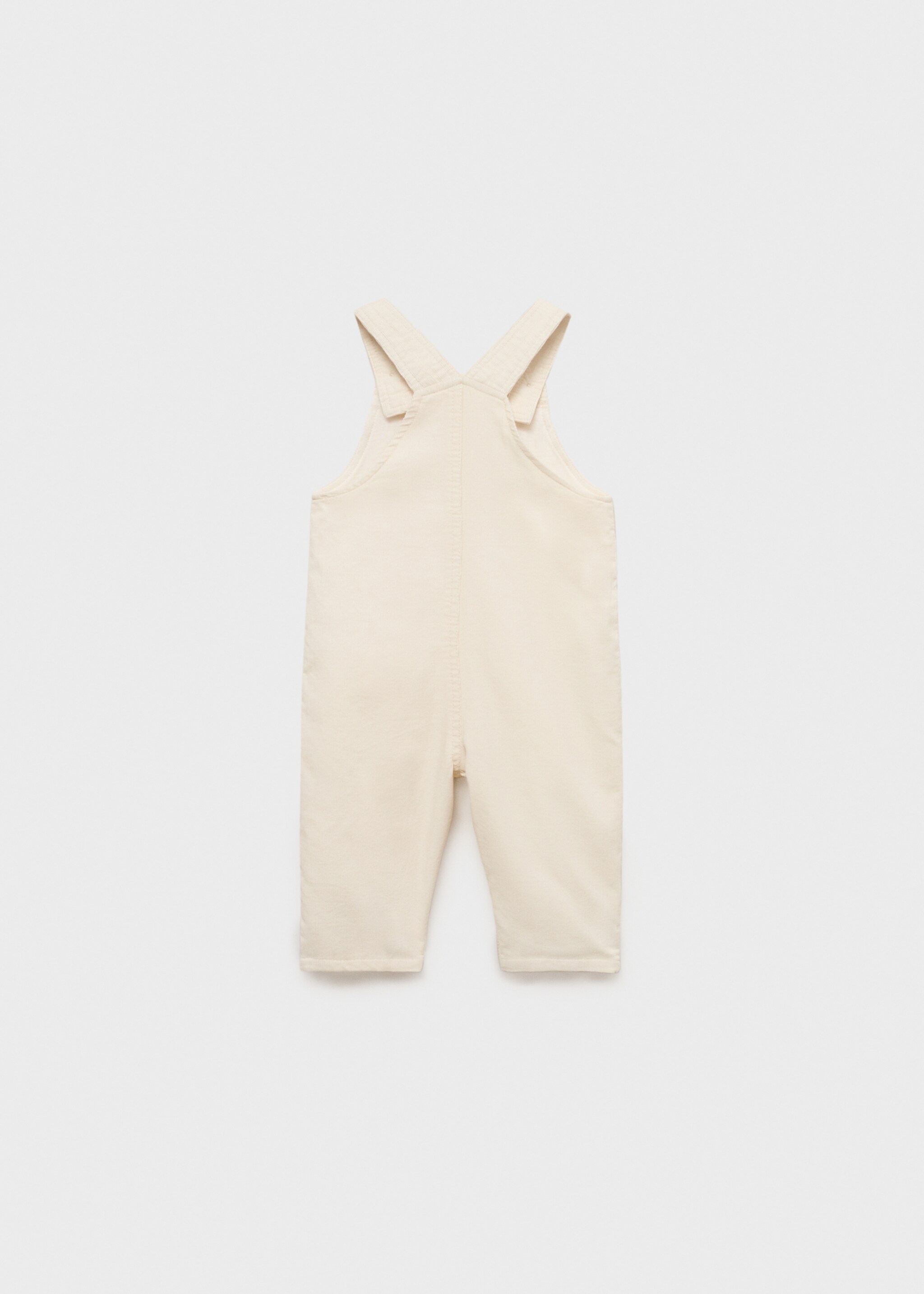 Pocket corduroy dungarees - Reverse of the article