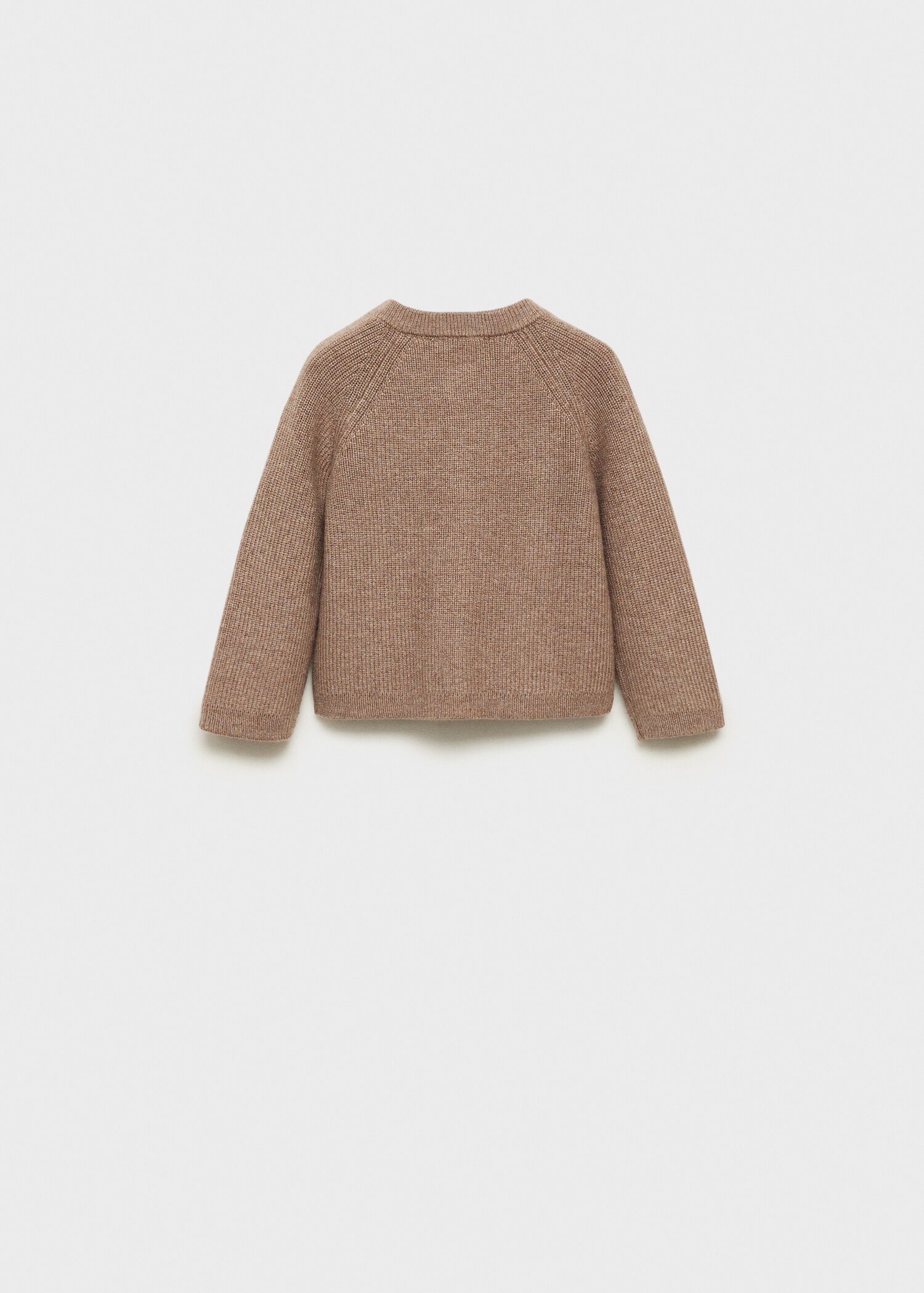 Knitted button cardigan - Reverse of the article