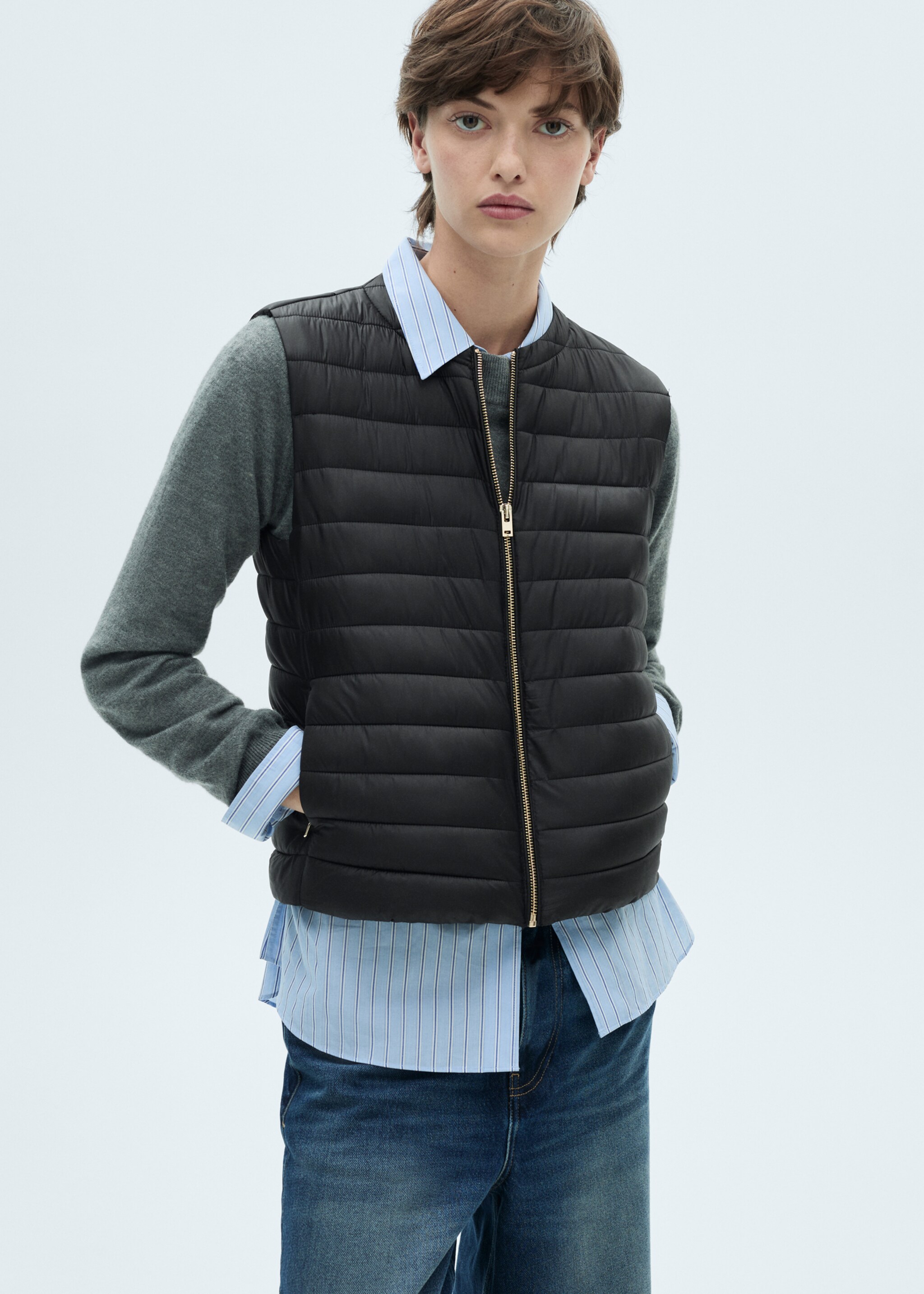 Quilted gilet - Medium plane