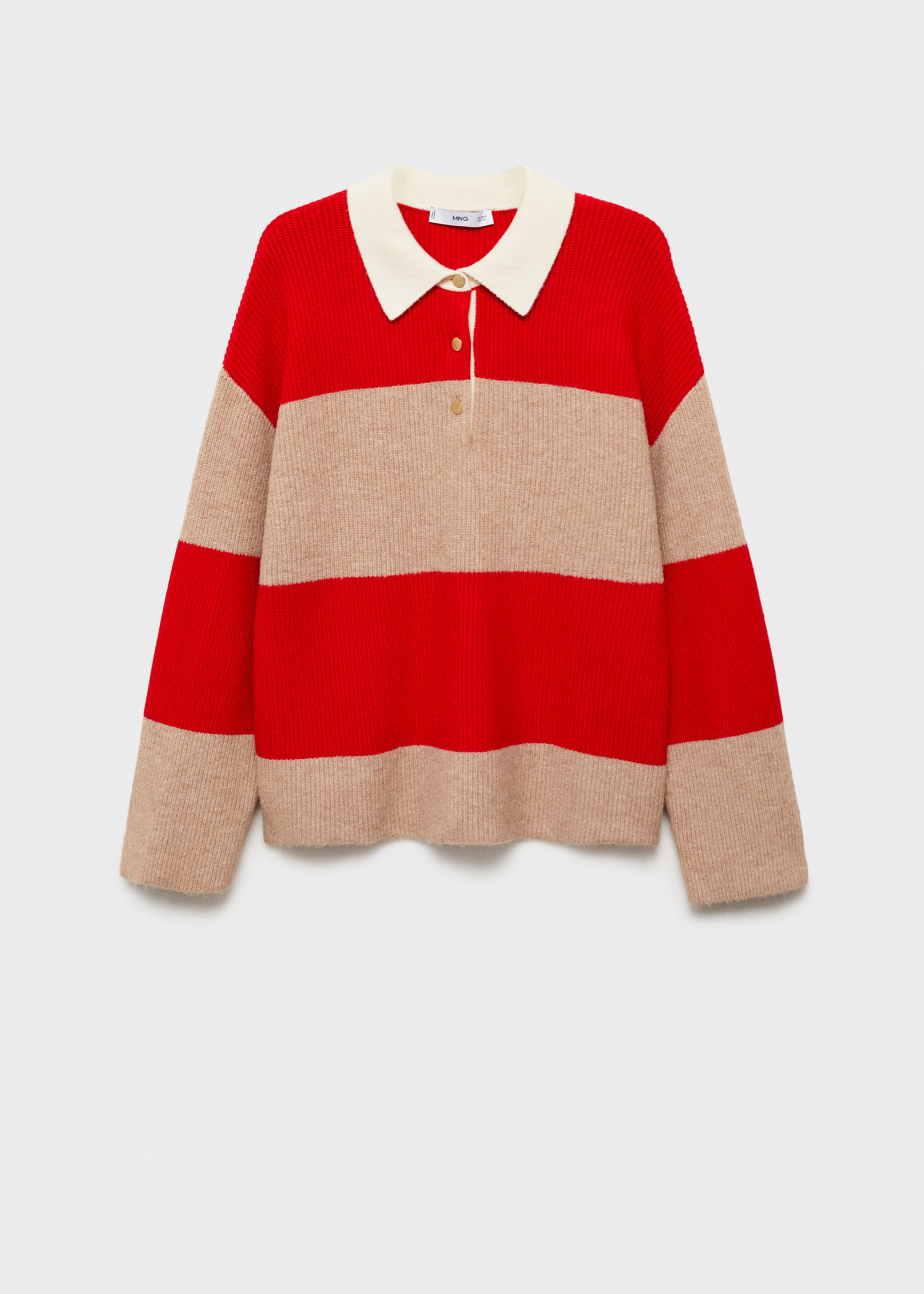 Jersey rayas cuello polo - Artículo sin modelo