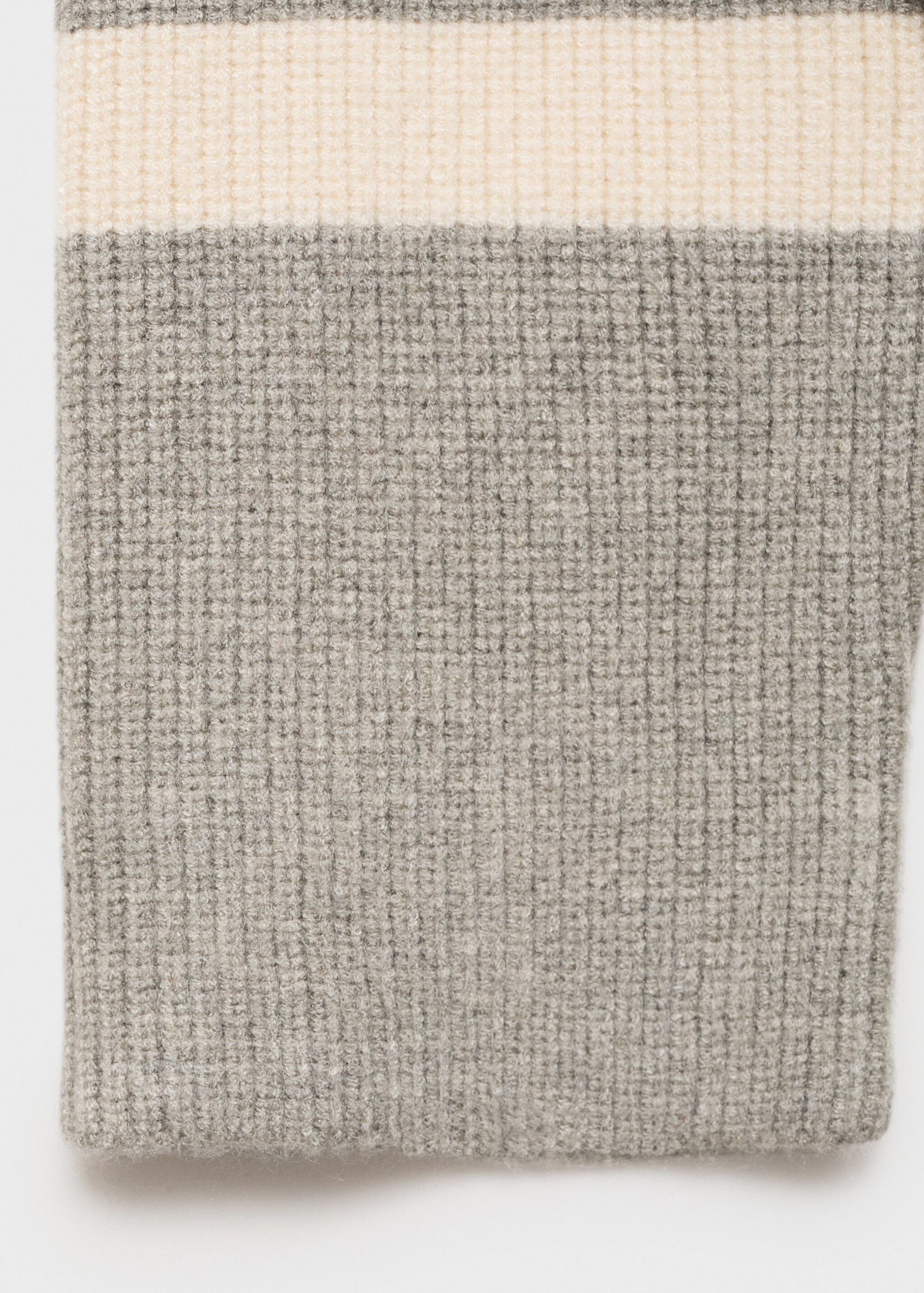 Knitted polo-neck sweater - Details of the article 0