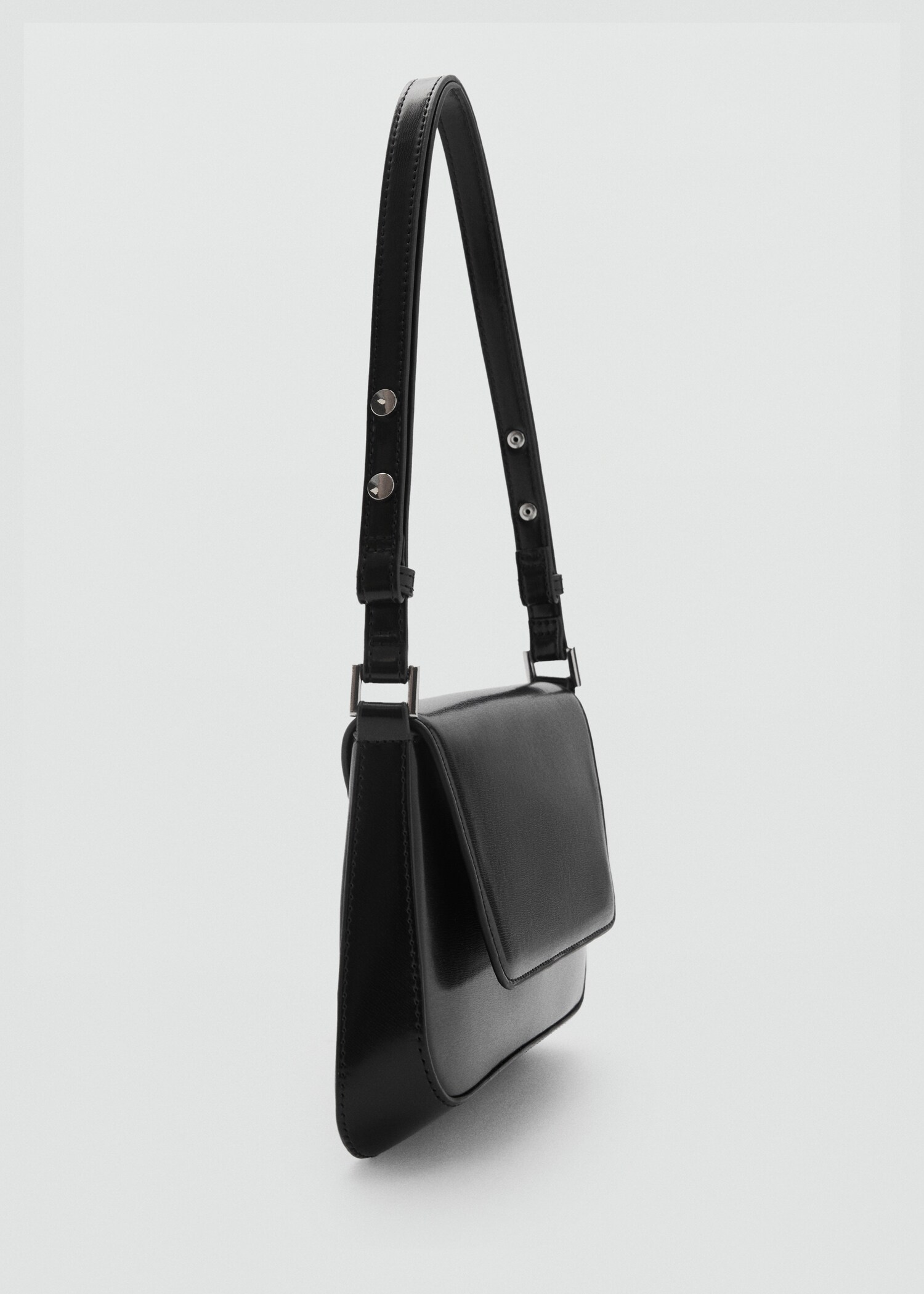 Shoulder bag with strap - Medium plane