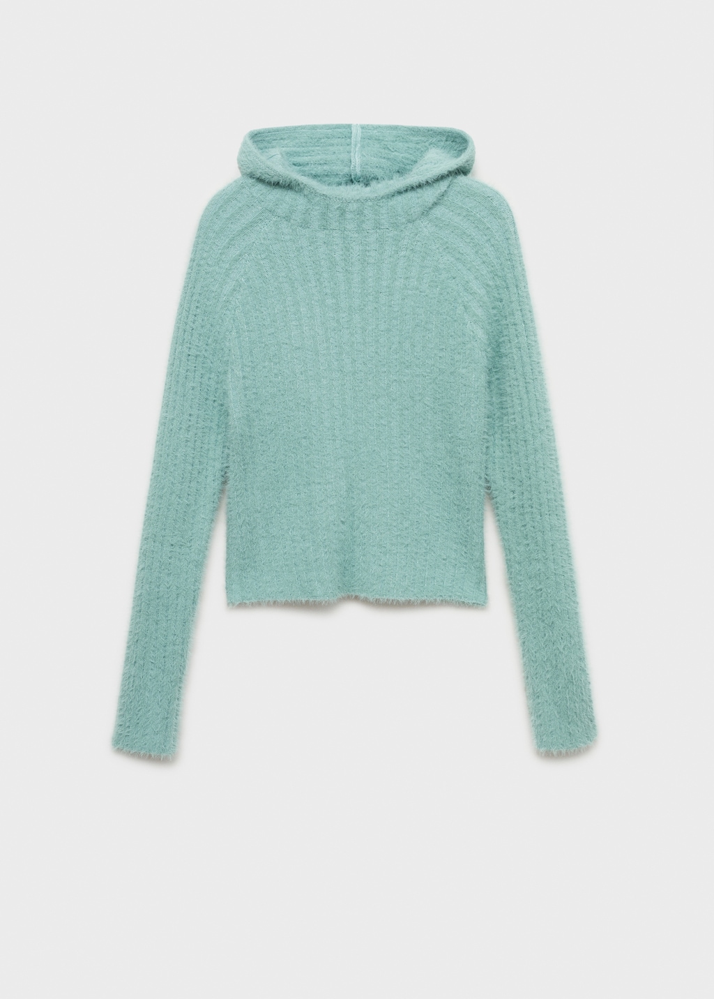 Faux-fur hooded sweater