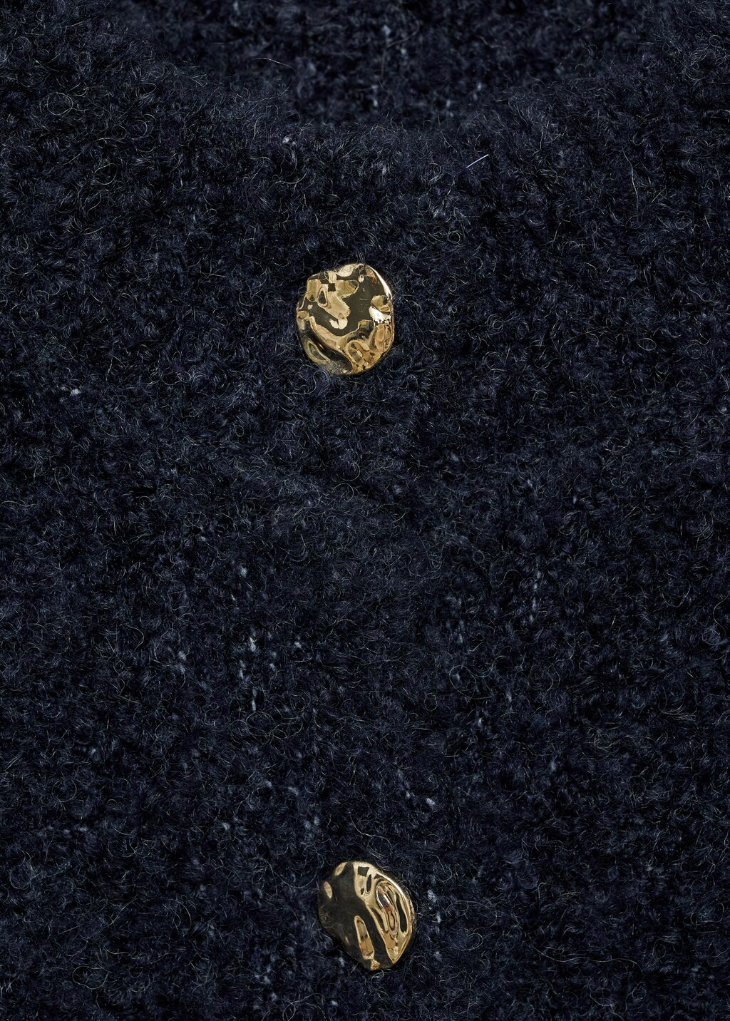 Bouclé jacket with jewel buttons