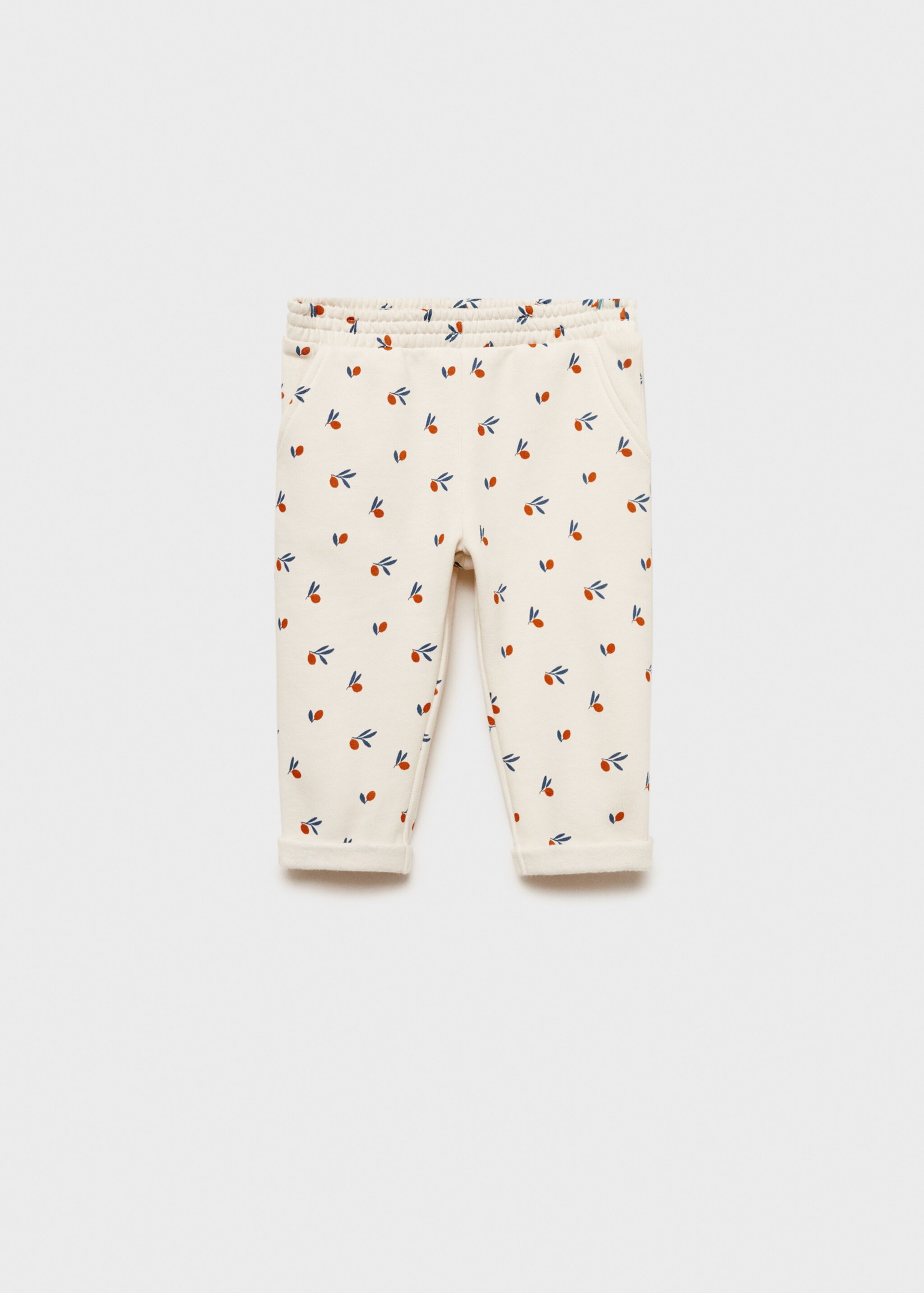 Printed cotton trousers - Article without model