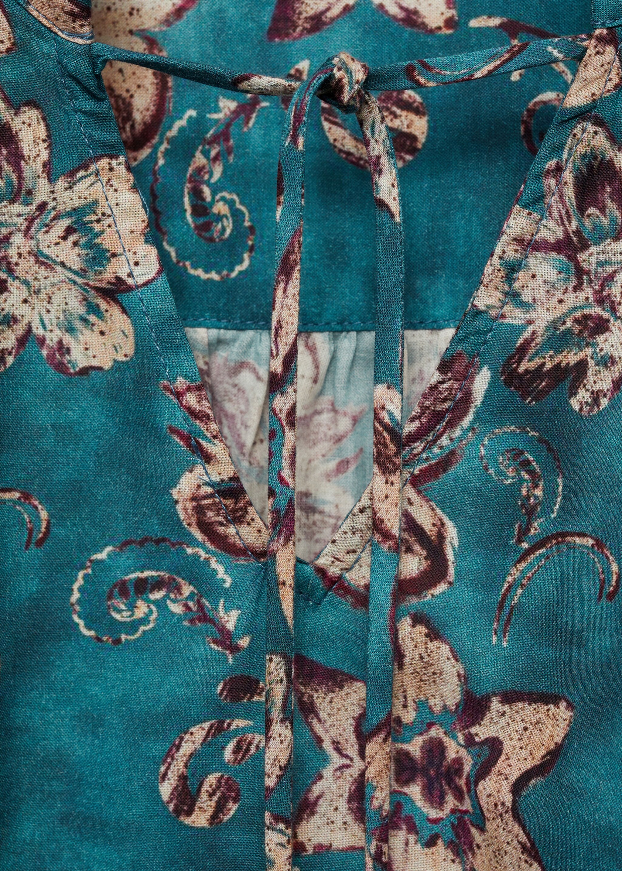 Floral print blouse - Details of the article 8