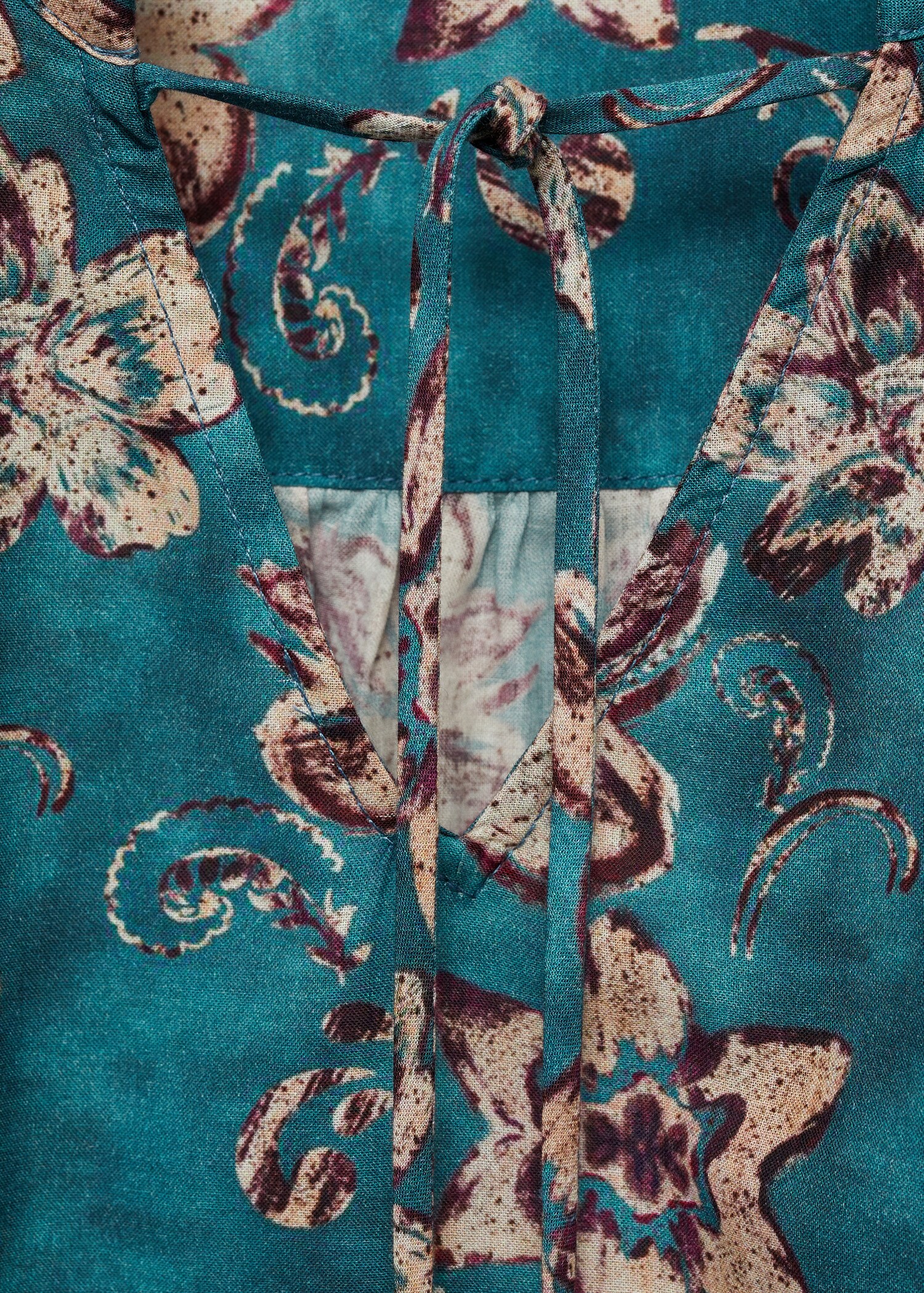 Floral print blouse - Details of the article 8