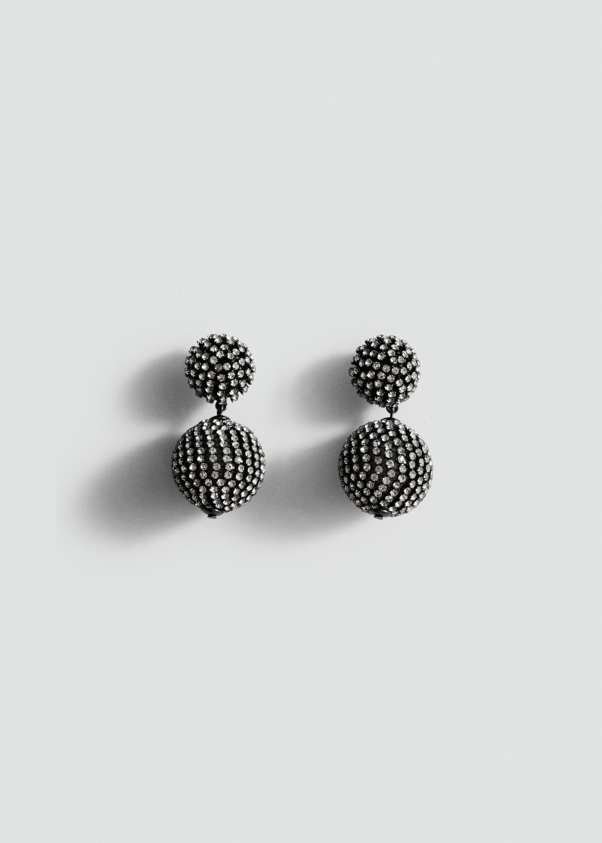Crystal sphere pendant earrings - Article without model