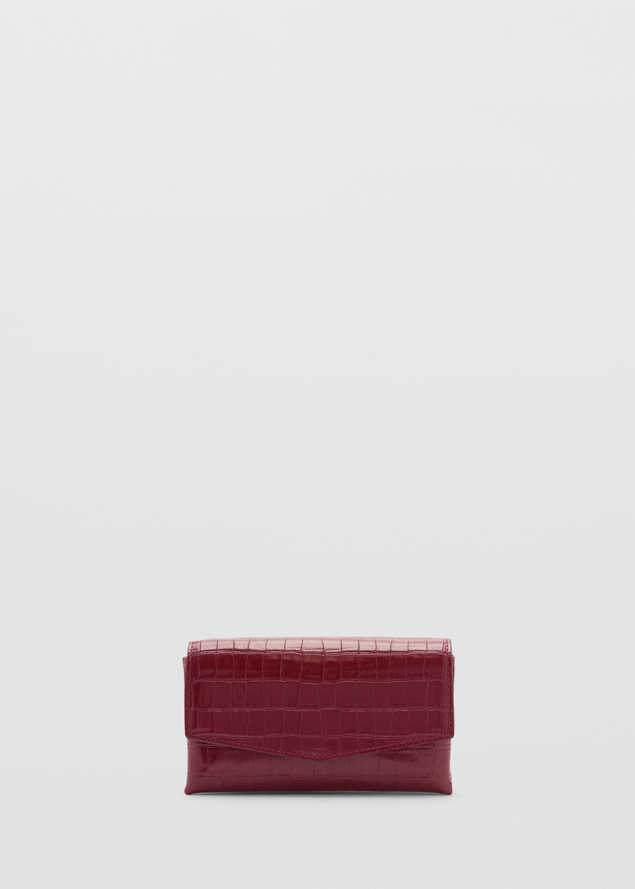 Croc-effect flap bag - Article without model