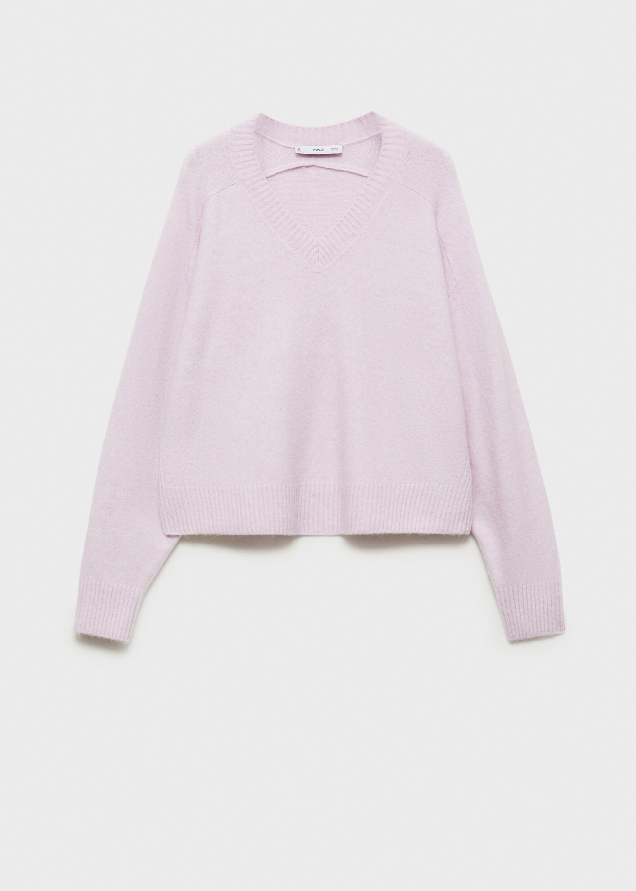 V-neck knit sweater - Article without model
