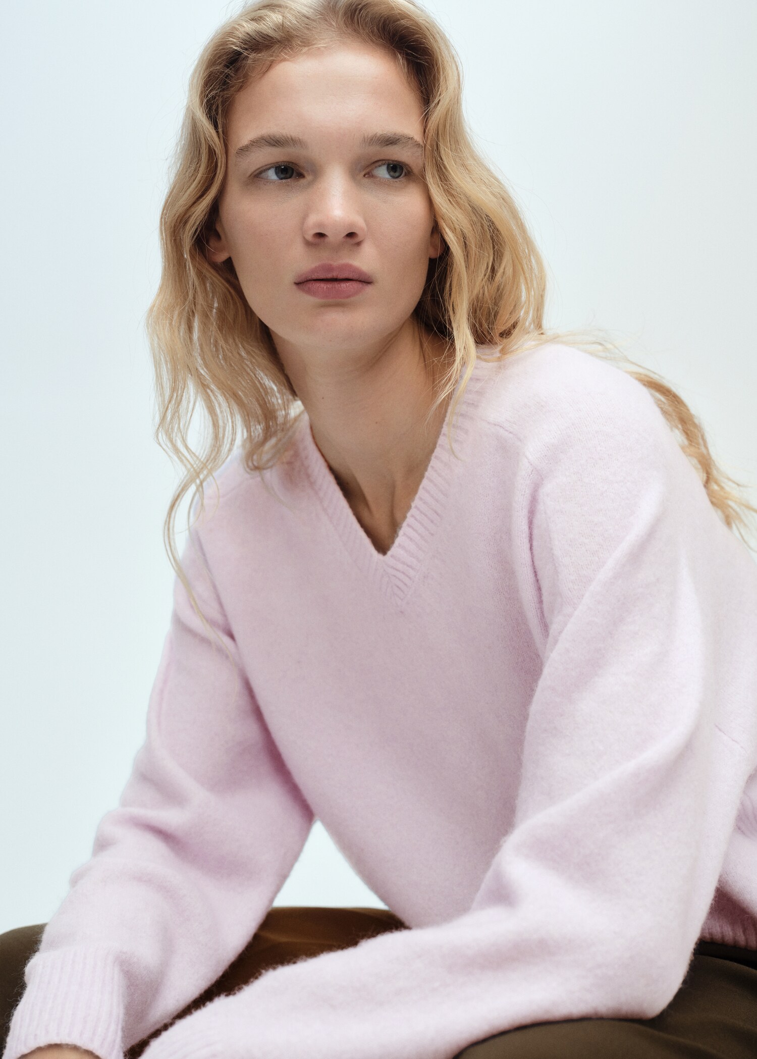 Strickpullover mit V-Ausschnitt - Detail des Artikels 2