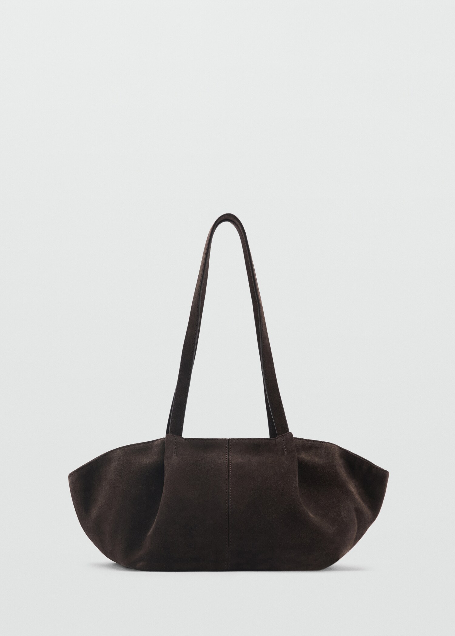 Double handle suede bag - Article without model