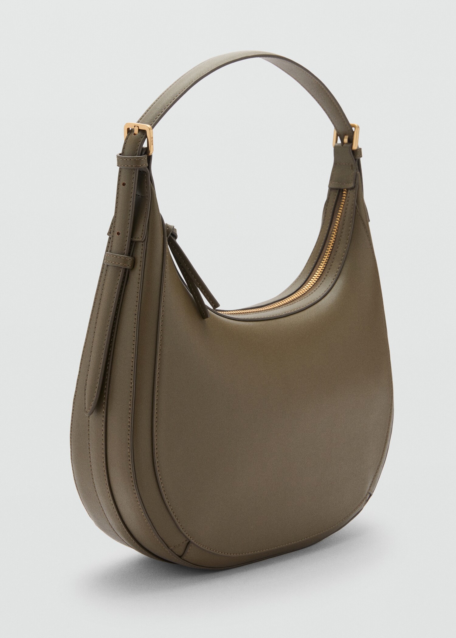 Oval shoulder bag - Medium plane