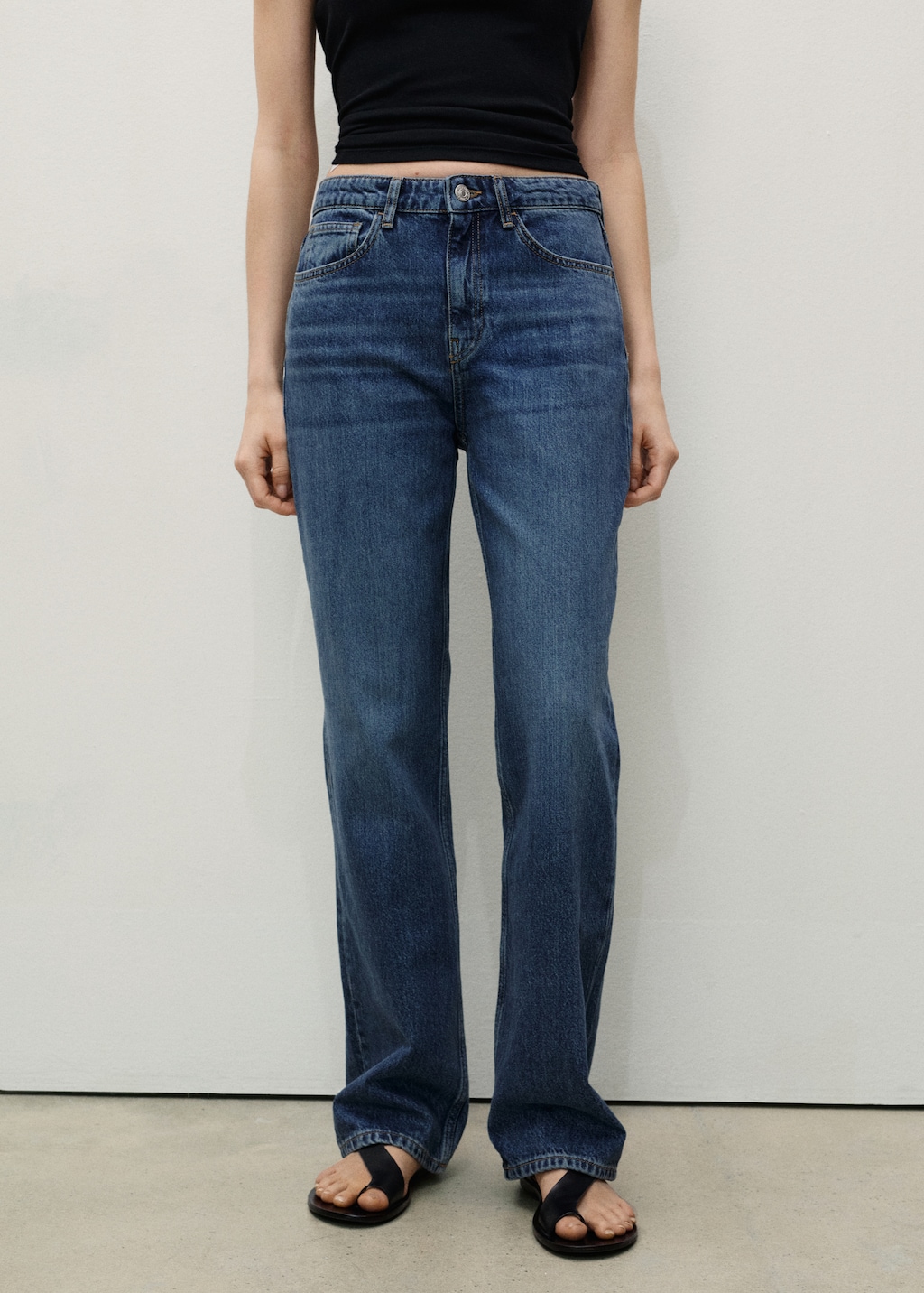 Mango Matilda medium-rise straight-fit jeans