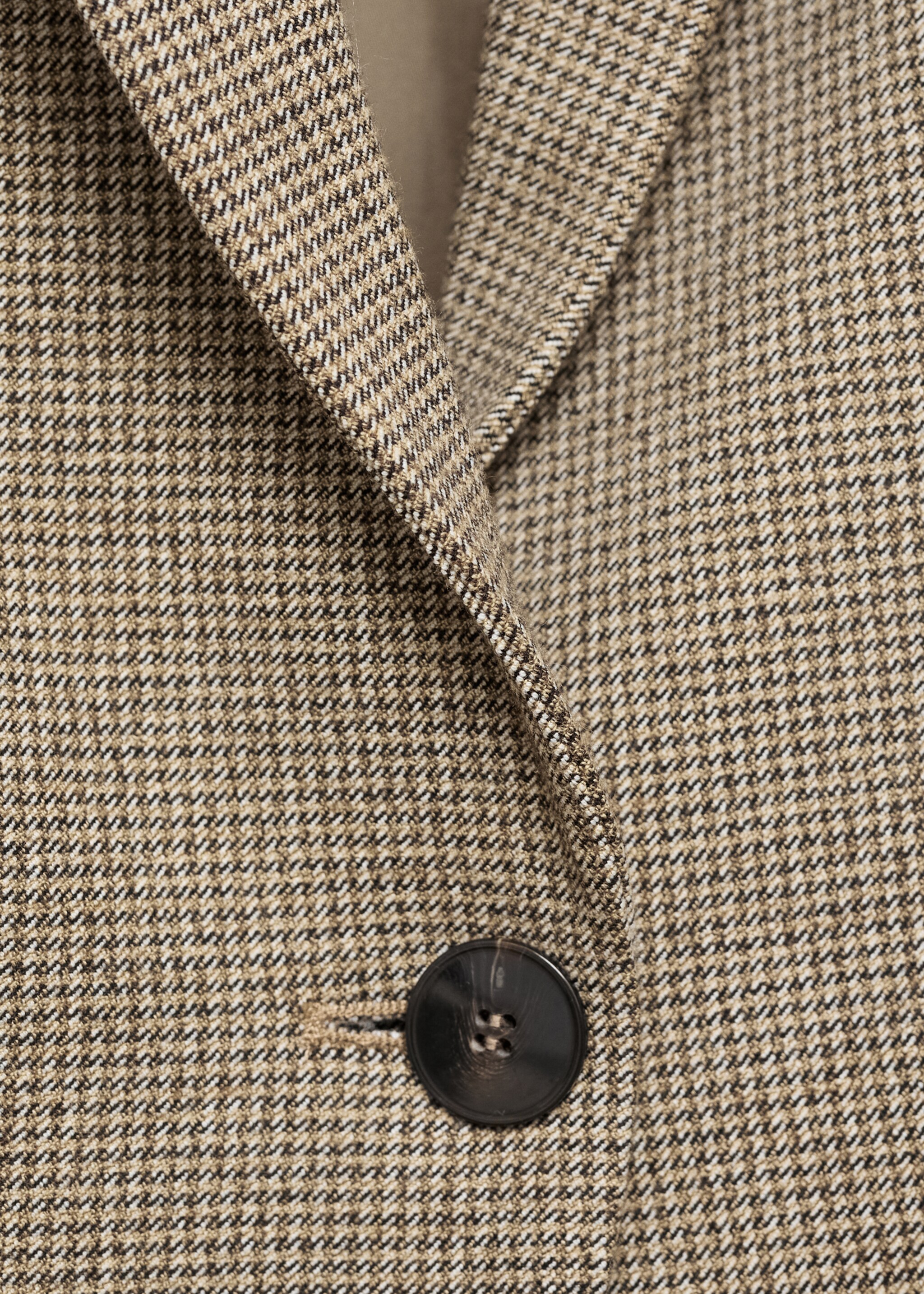 Ettersittende blazer i houndstoothmønster - Artikkeldetalj 8