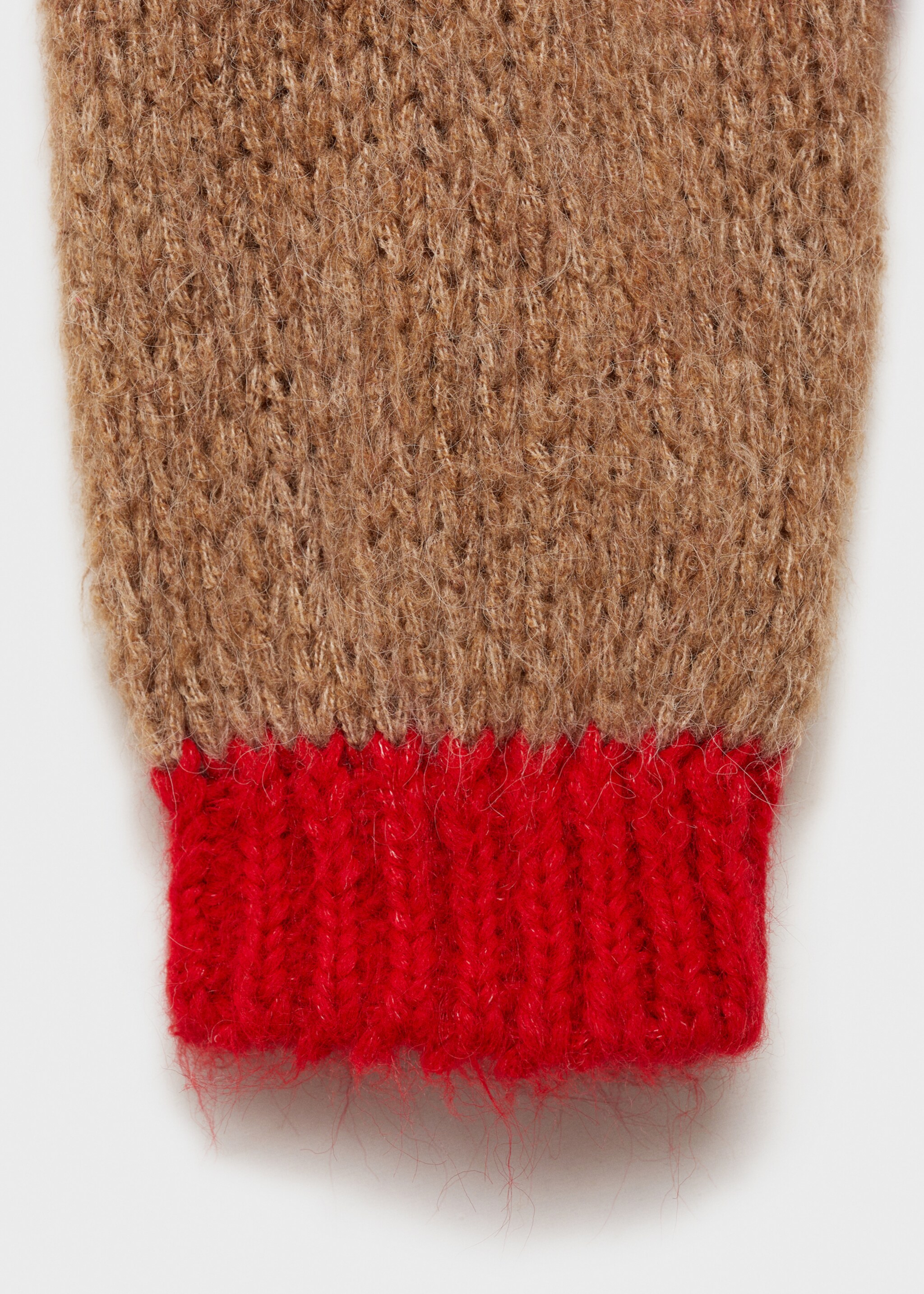Gestreifter Grobstrick-Pullover - Detail des Artikels 0