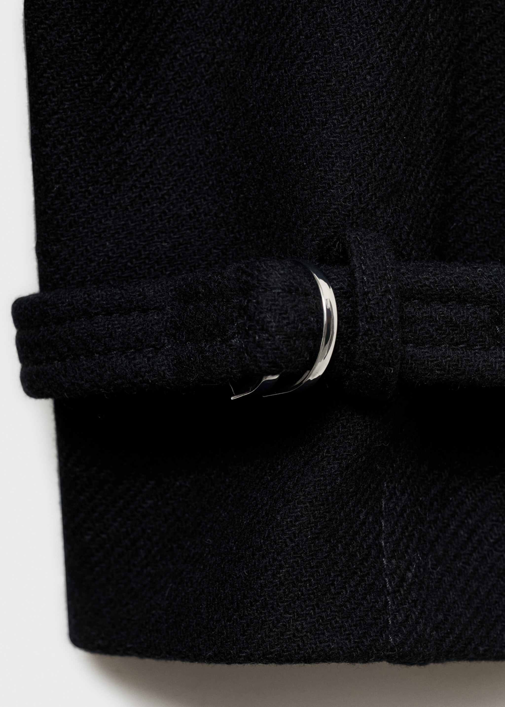Maxi lapel Manteco wool coat - Details of the article 0