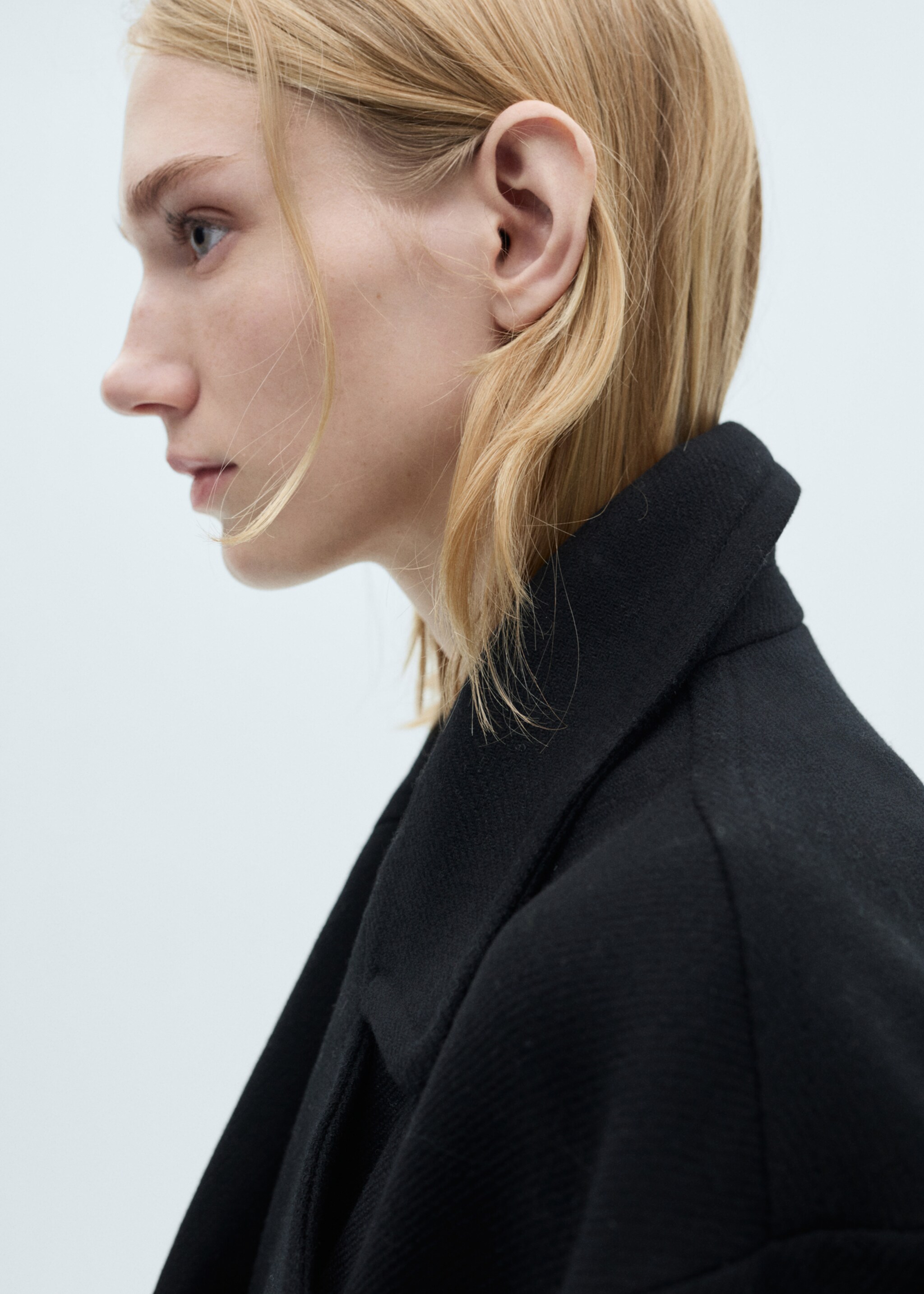 Maxi lapel Manteco wool coat - Details of the article 1
