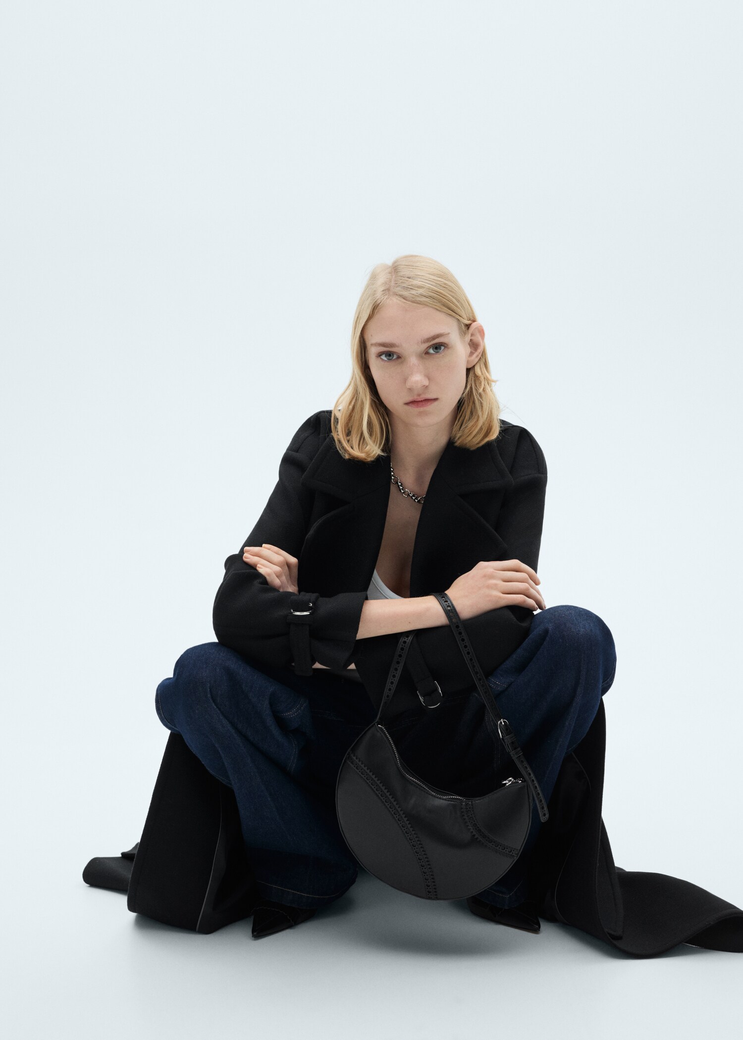 Cappotto lana Manteco maxi-revers - Dettaglio dell'articolo 2