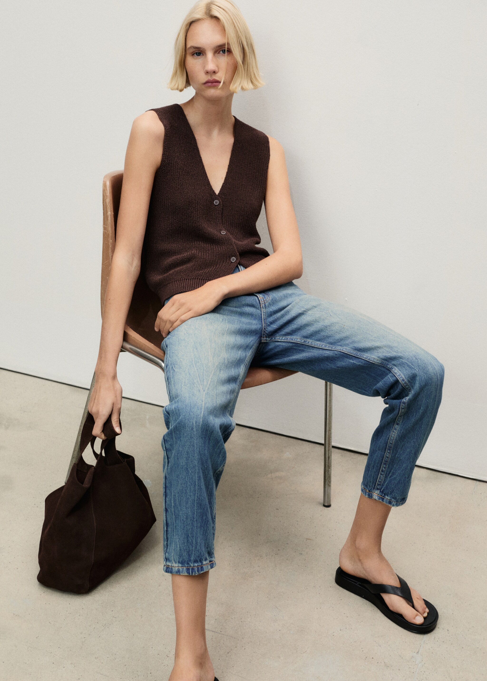 Mom2000 high-rise jeans - Details of the article 1