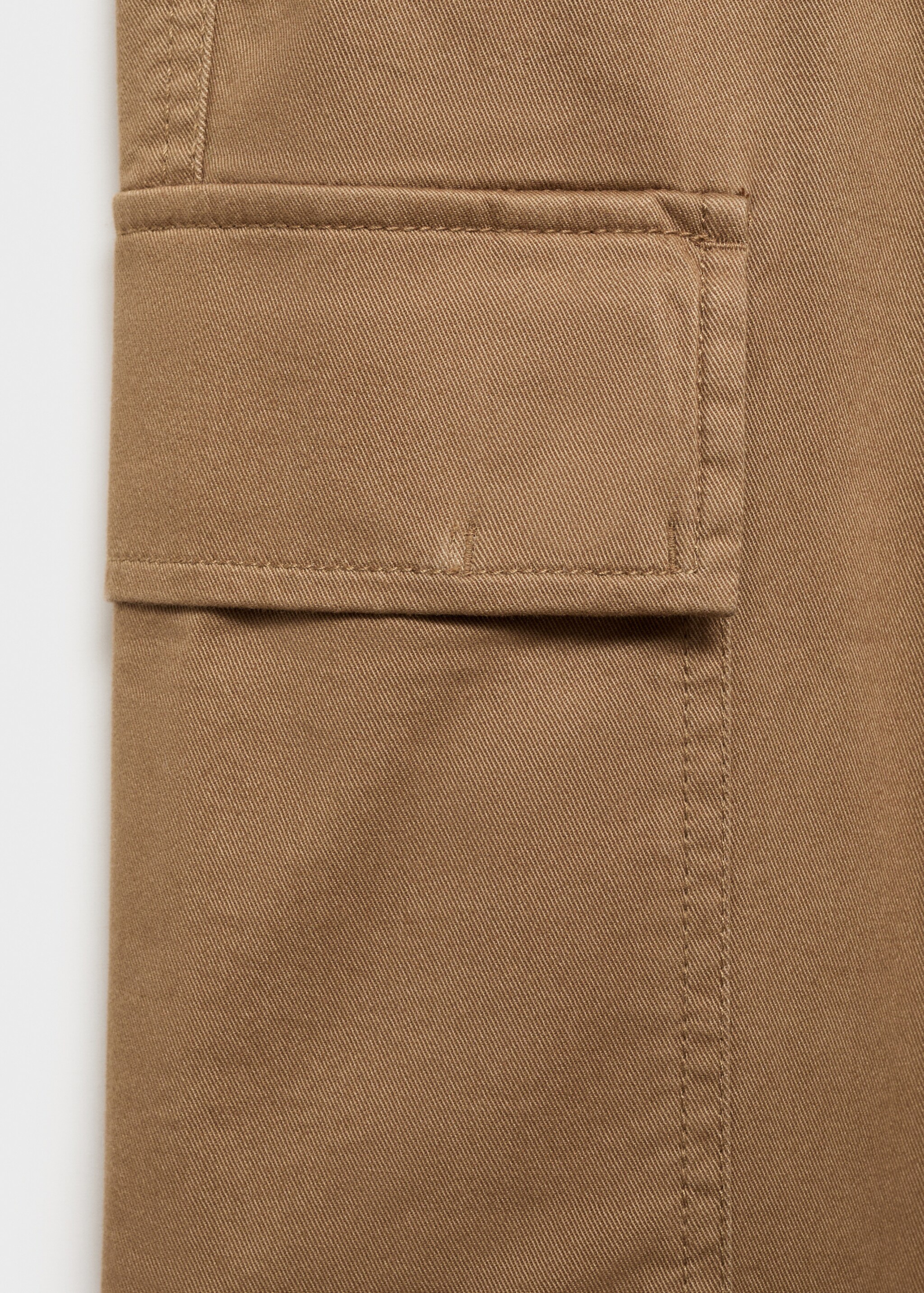 Regular fit cotton cargo trousers - Details of the article 0