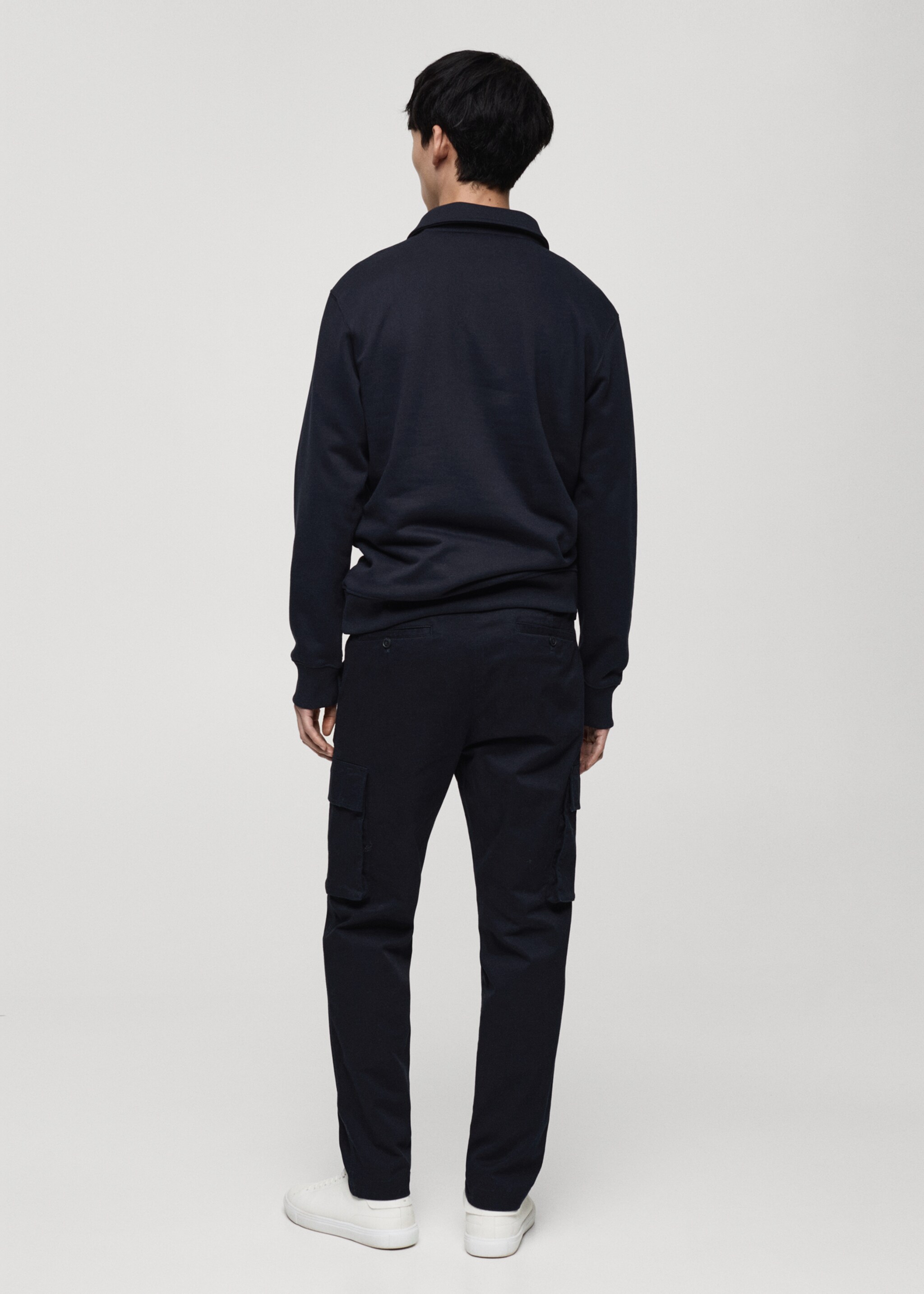 Pantalón cargo algodón regular fit - Reverso del artículo