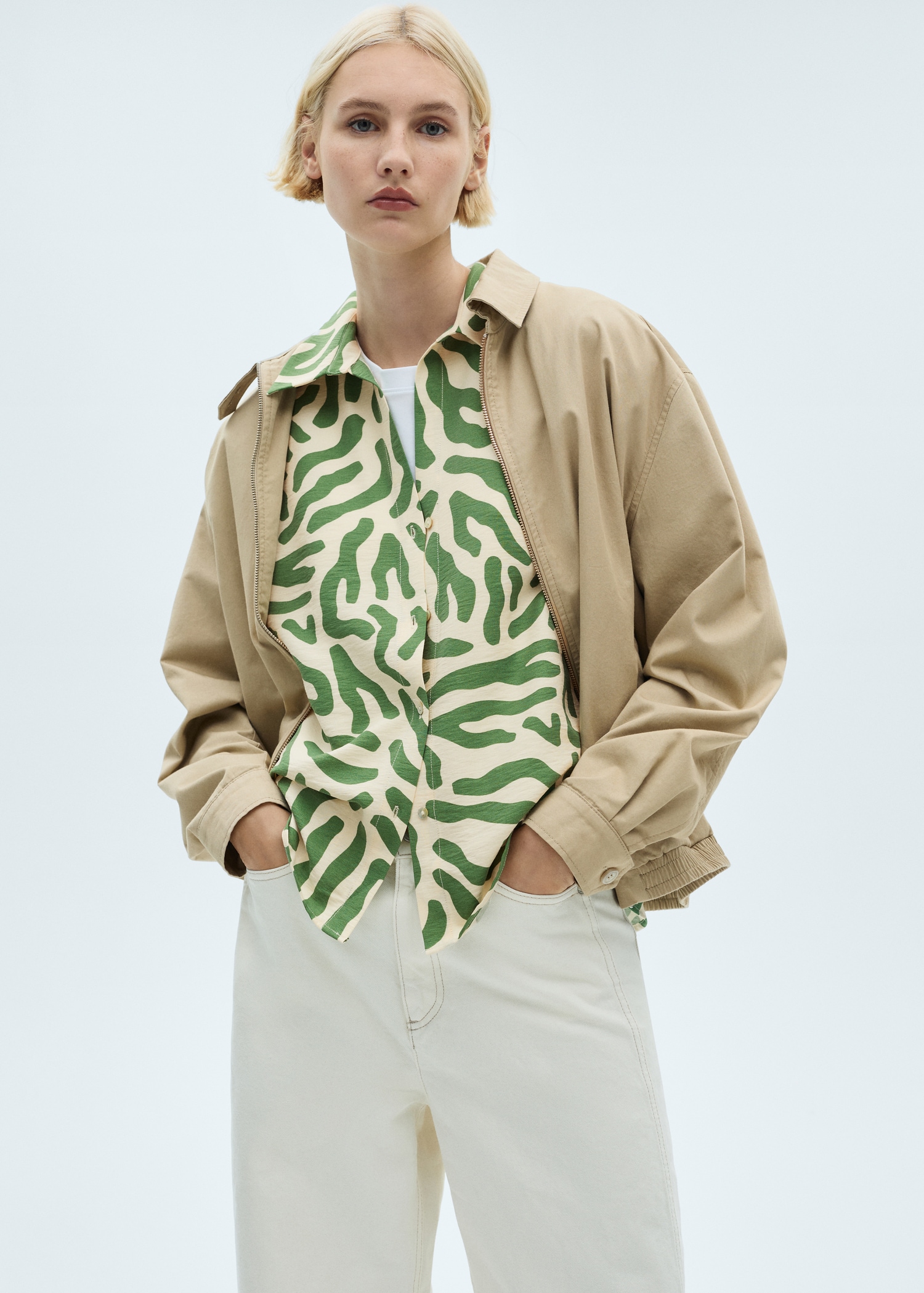 Blouse imprimée sans manches - Détail de l'article 2