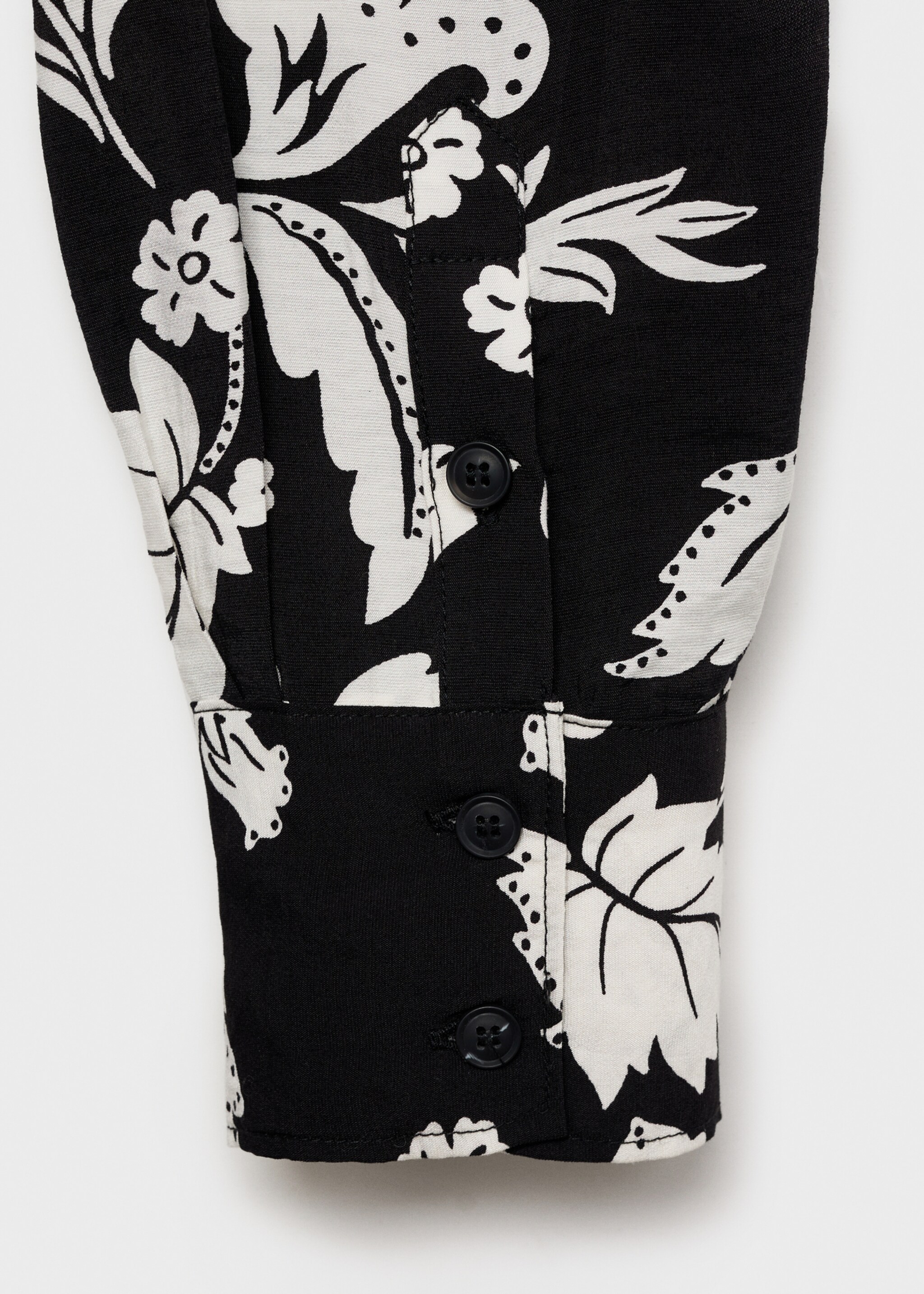 Blusa nudo estampado floral - Detalle del artículo 0