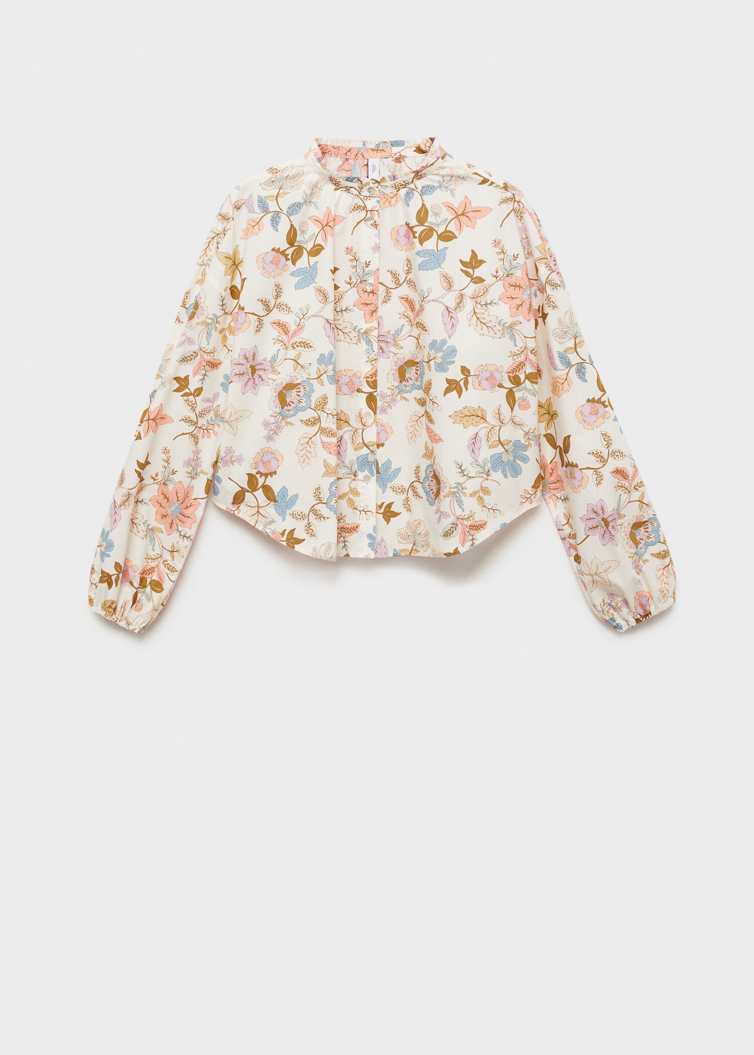 Blouse coton à fleurs - Article sans modèle