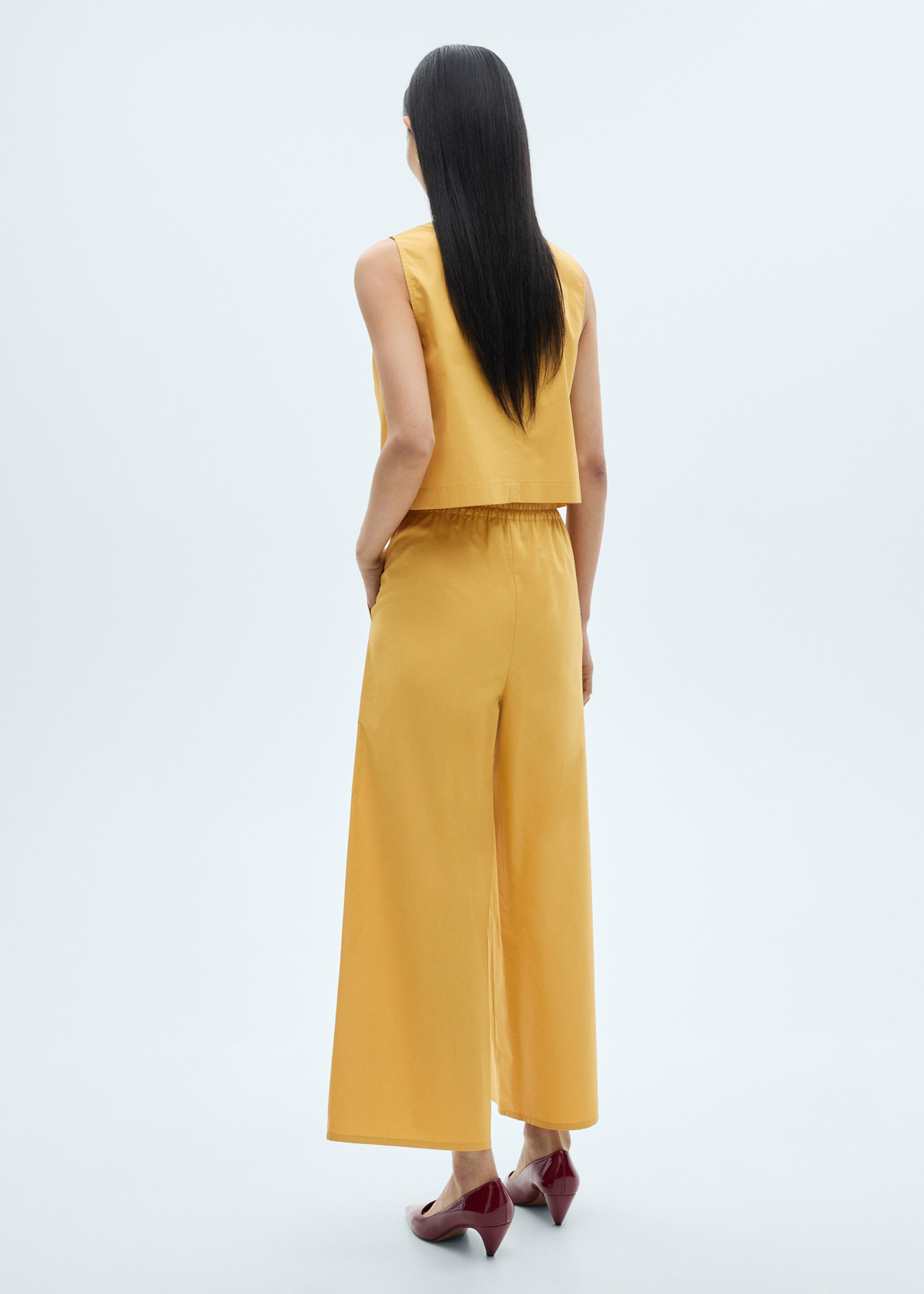 Pantalón culotte algodón - Reverso del artículo