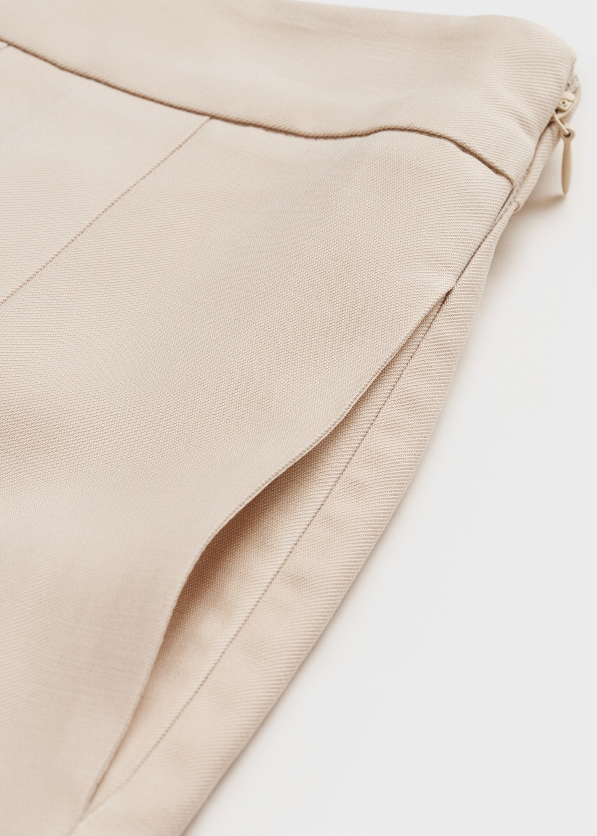Wide-leg pleated trousers - Details of the article 0