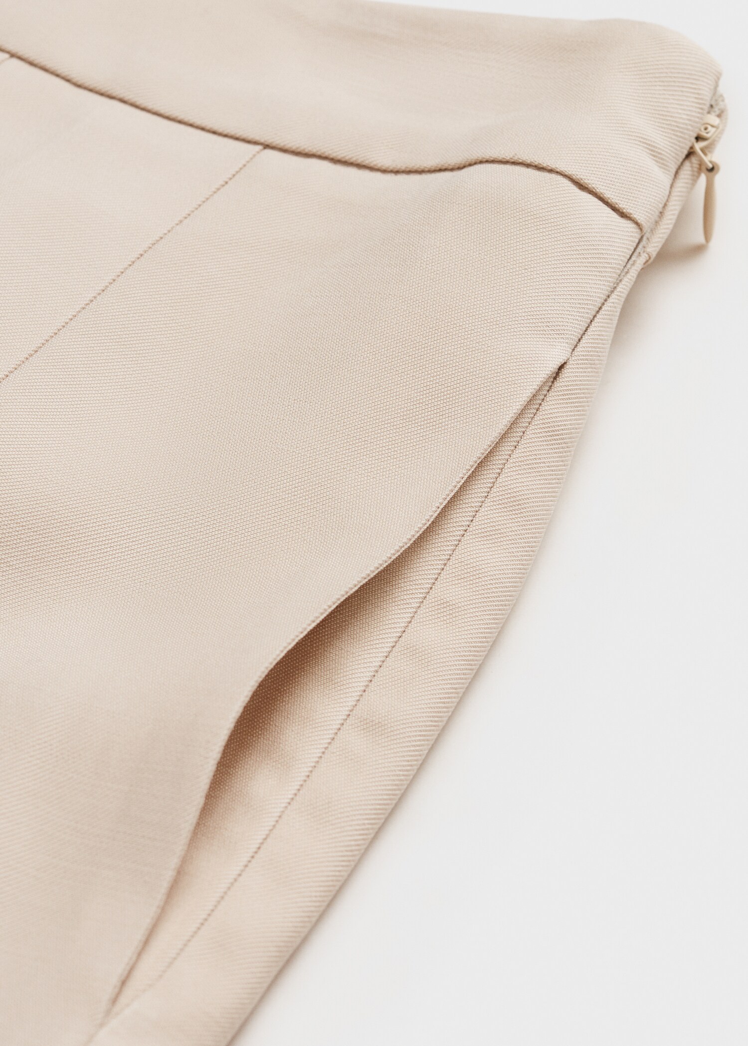 Wide-leg pleated trousers - Details of the article 0