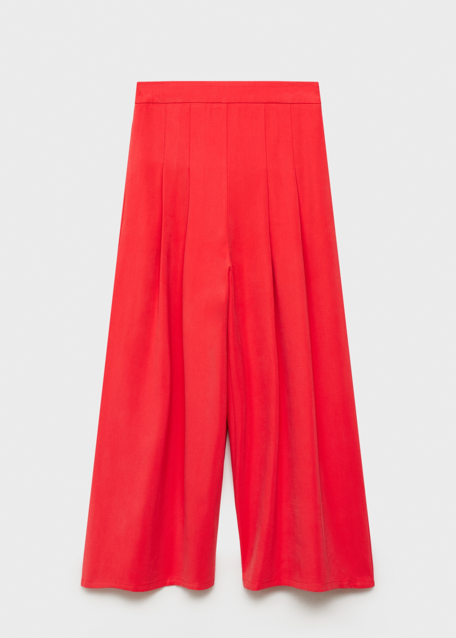Wide-leg pleated trousers - Article without model