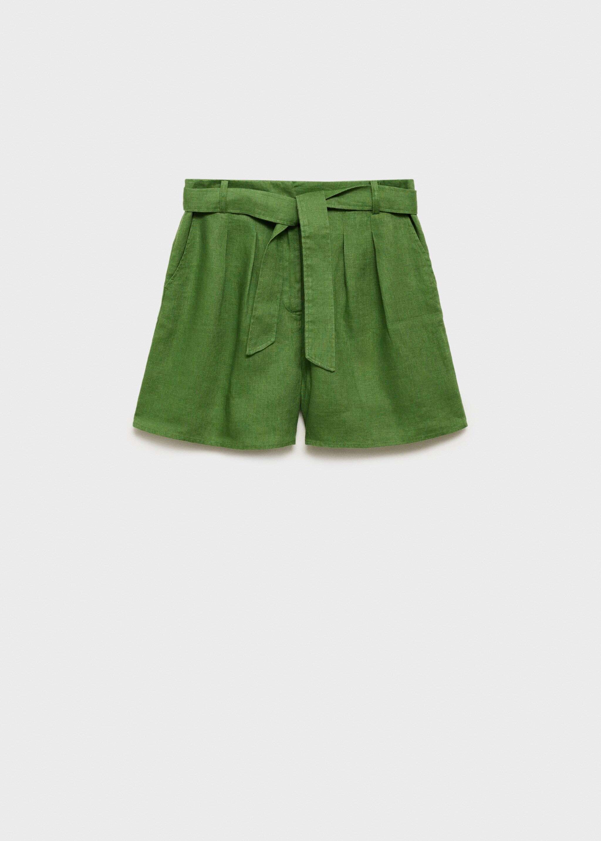 Linen shorts with belt - Article without model