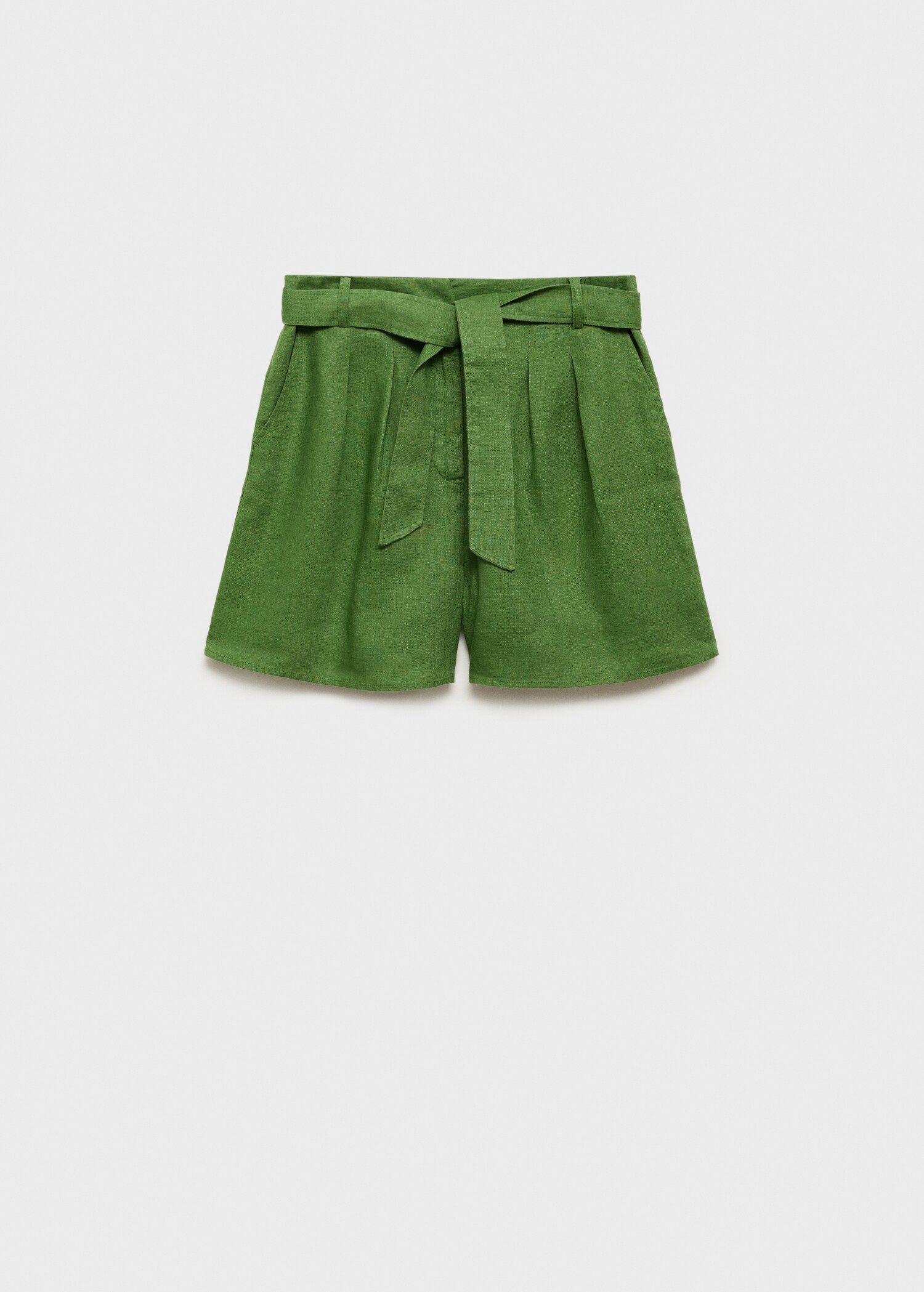 Linen shorts with belt - Article without model